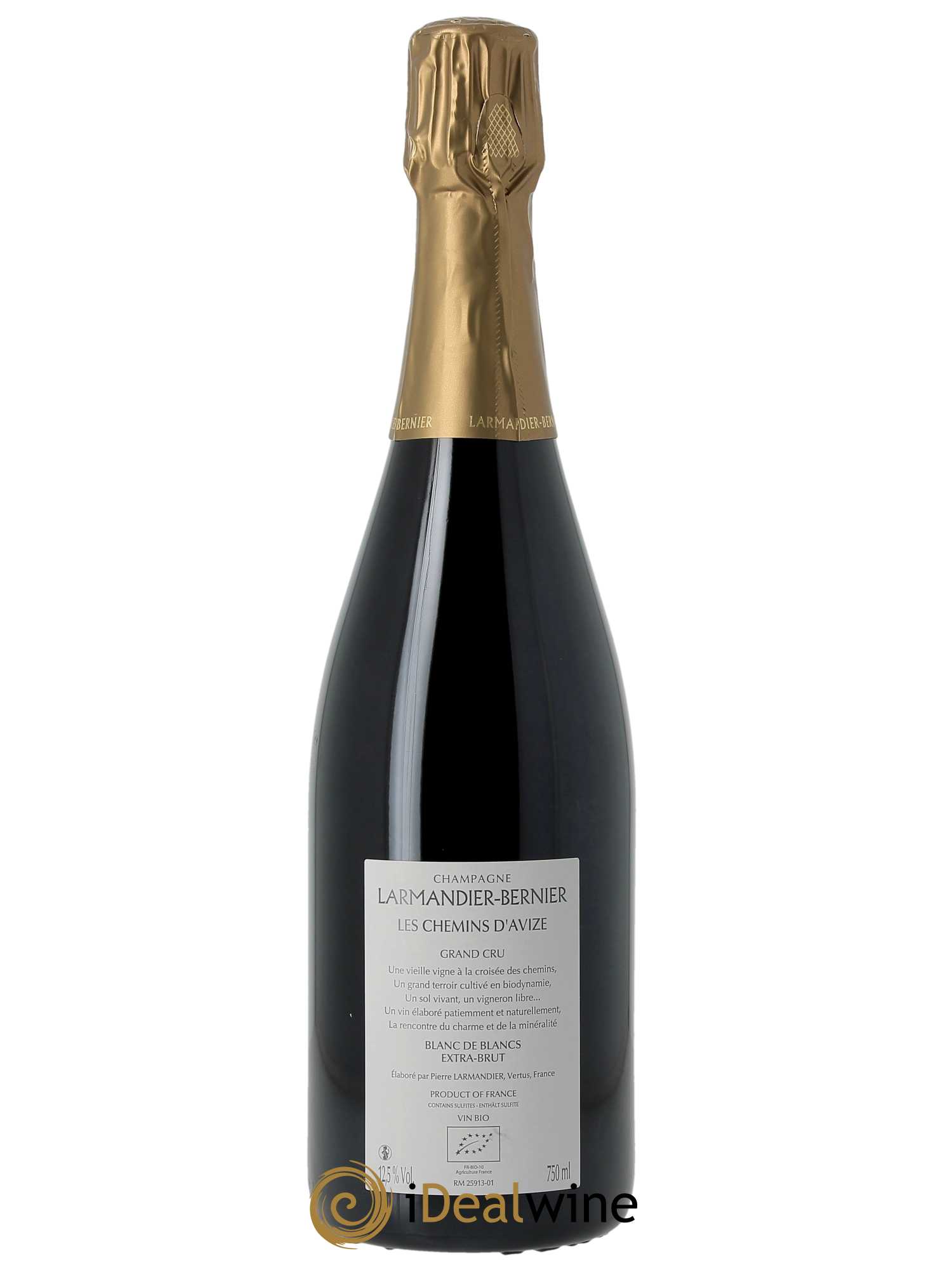 Les Chemins d'Avize Grand Cru Extra-Brut Larmandier-Bernier  2016 - Posten von 1 Flasche - 1