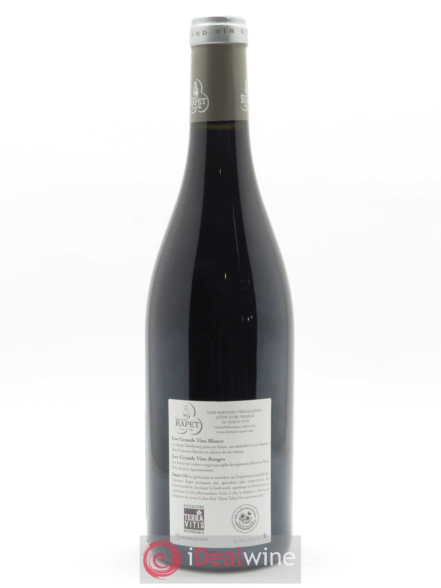 Chorey-lès-Beaune Vieilles vignes Rapet Père & Fils 2019 - Lot de 1 bouteille - 1