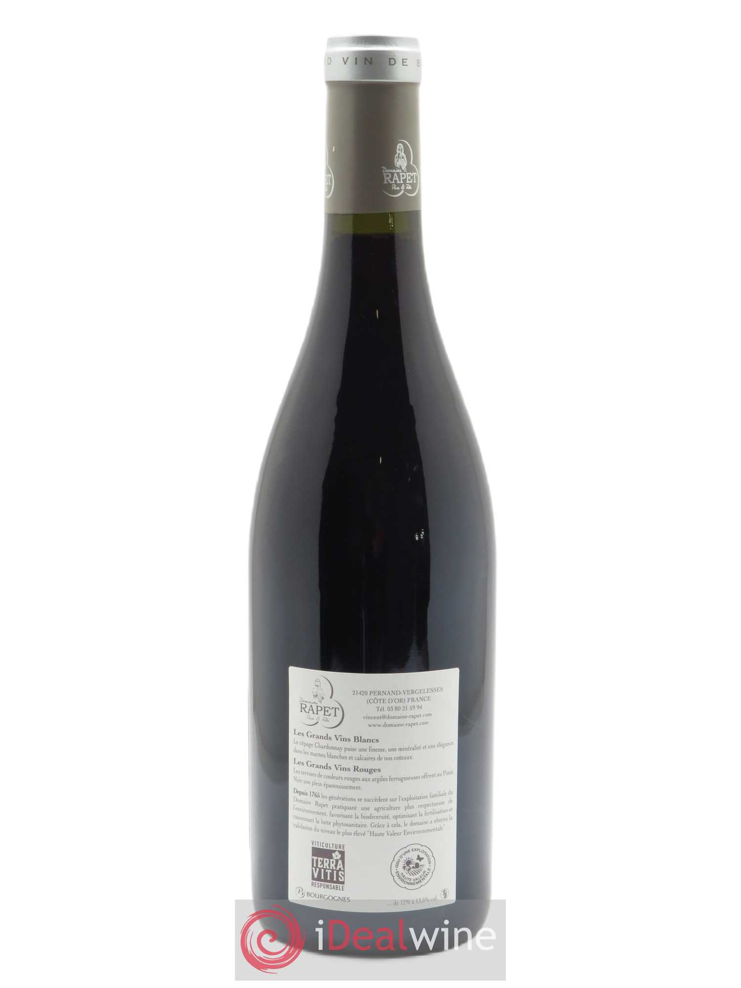 Savigny-lès-Beaune Aux Fournaux Rapet Père & Fils 2018 - Lot de 1 bouteille - 1