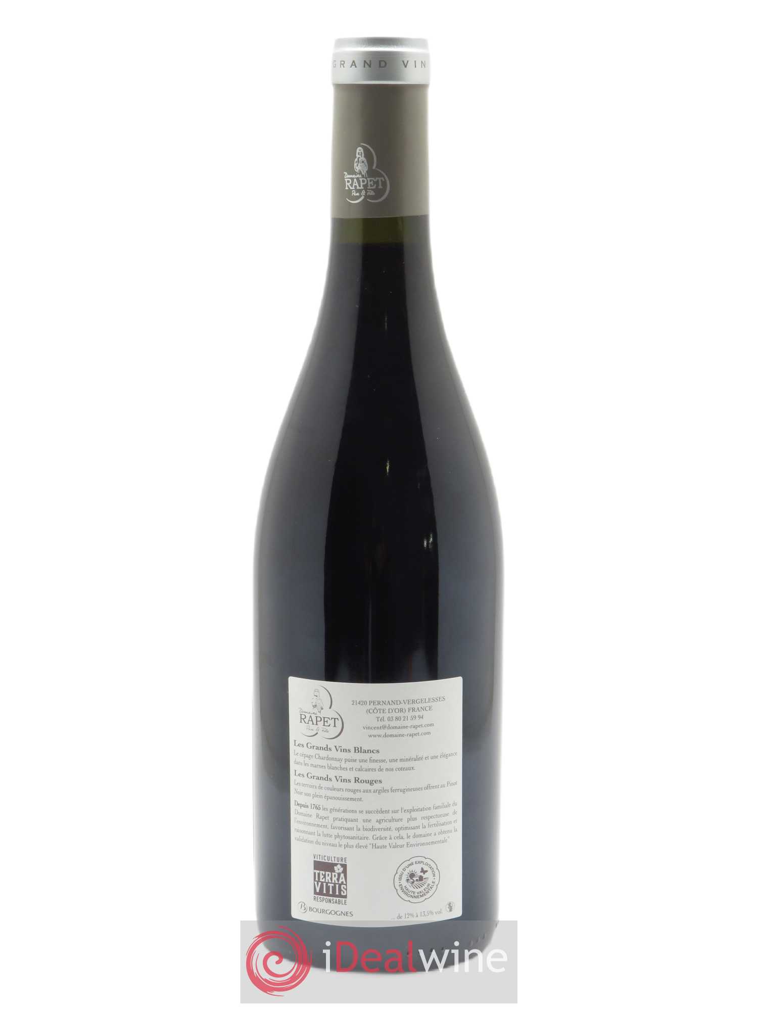 Beaune 1er Cru Clos du Roi Rapet Père & Fils 2018 - Lot de 1 bouteille - 1