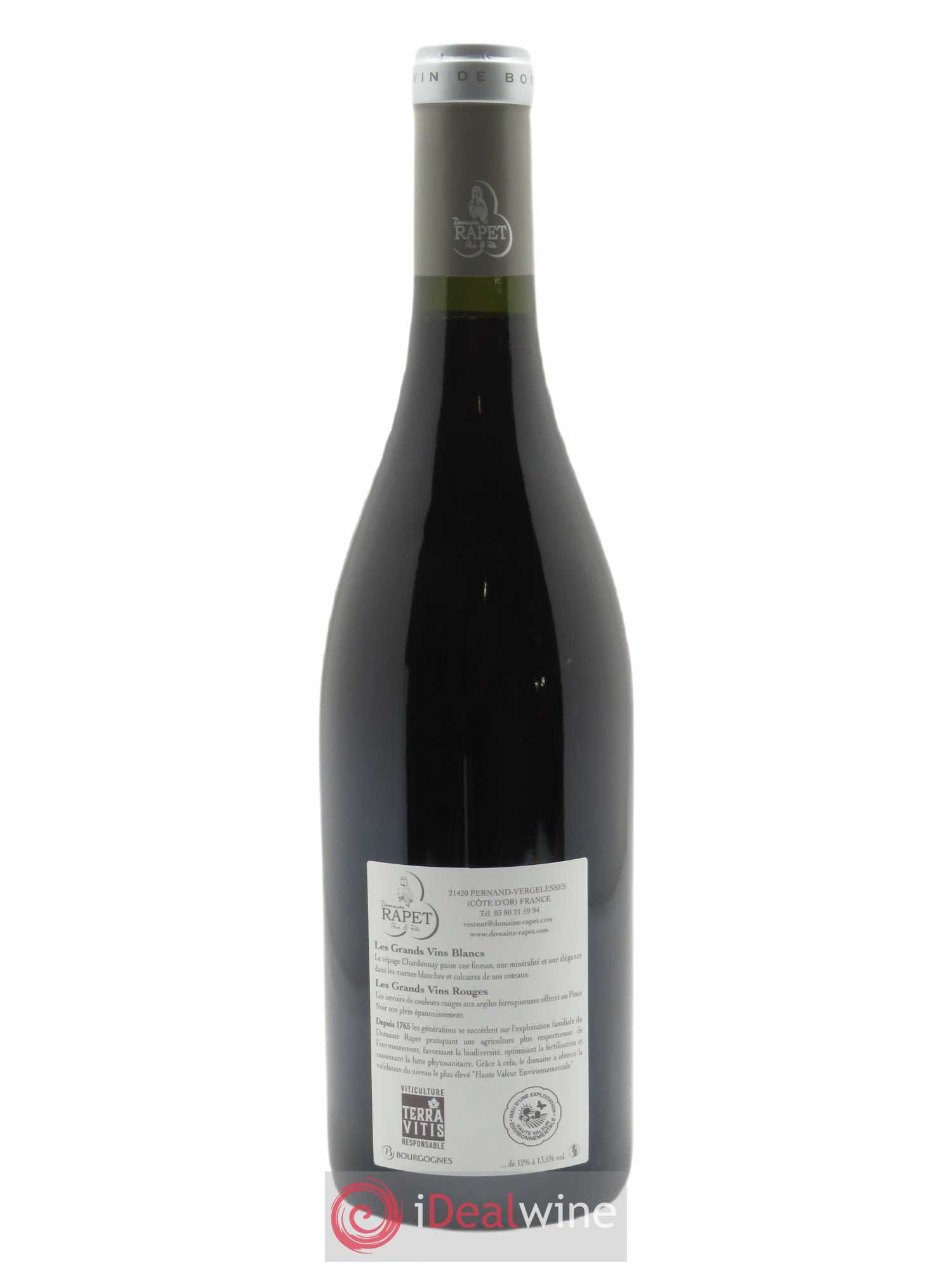 Savigny-lès-Beaune Aux Fournaux Rapet Père & Fils 2019 - Lot de 1 bouteille - 1