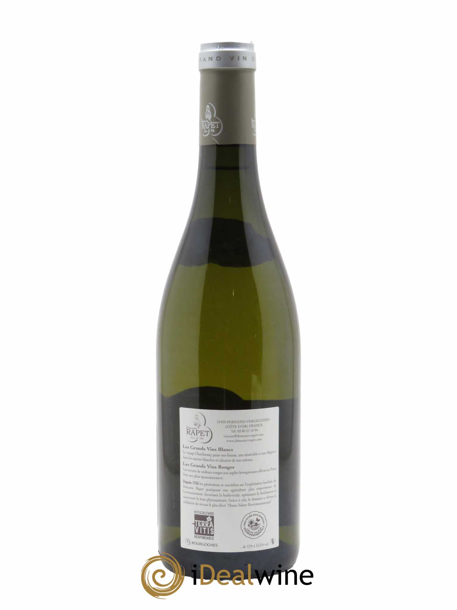 Corton-Charlemagne Grand Cru Rapet Père & Fils 2017 - Lot de 1 bouteille - 1
