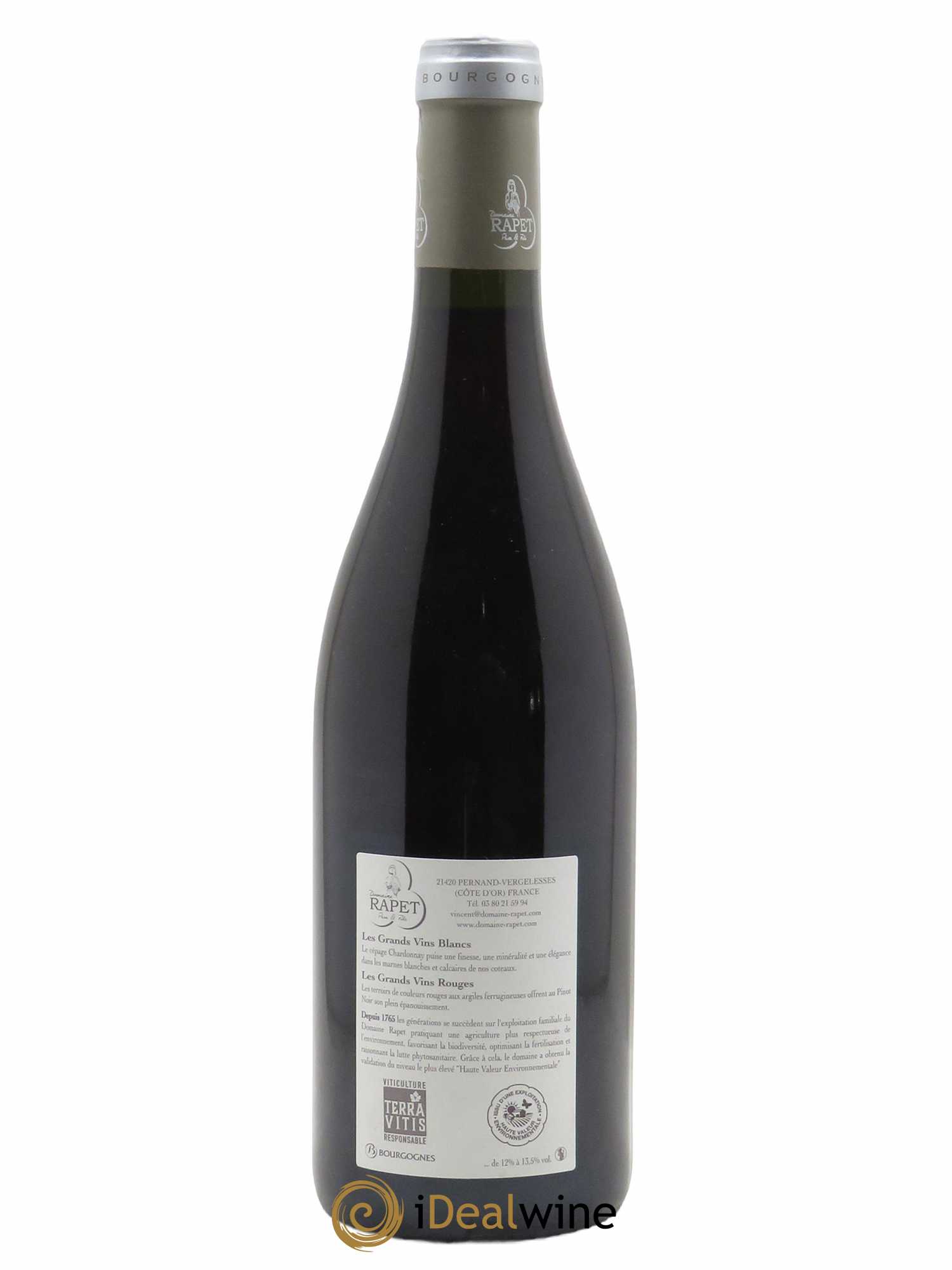 Pernand-Vergelesses Les Belles Filles Rapet Père & Fils 2021 - Lot of 1 bottle - 1