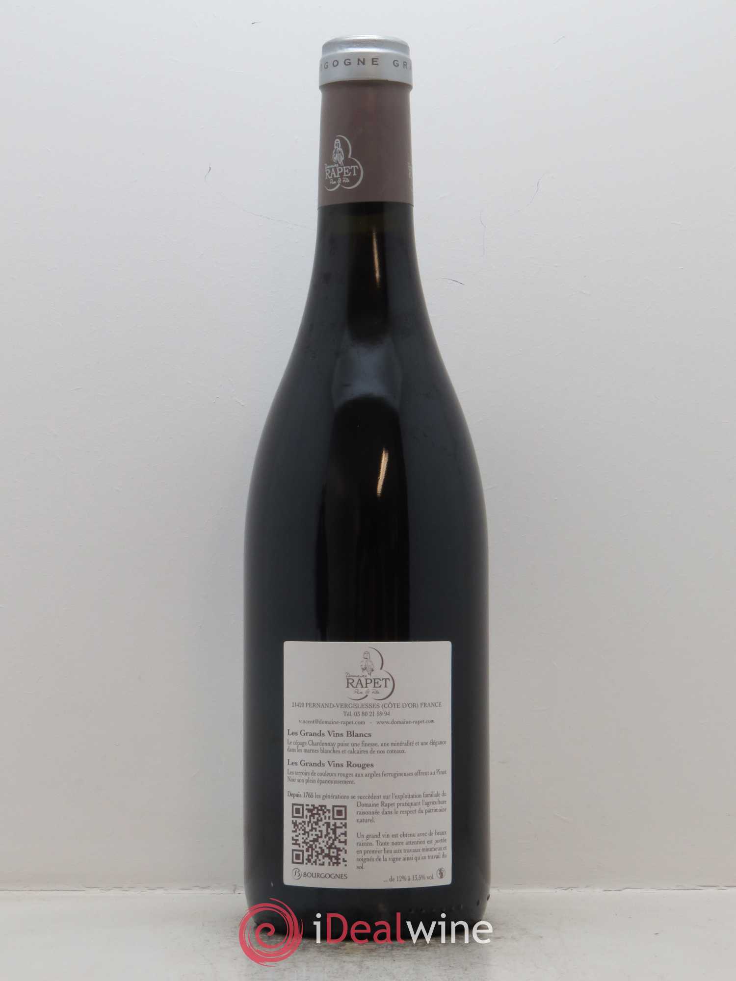 Beaune 1er Cru Grèves Rapet Père & Fils 2016 - Lot de 1 bouteille - 1