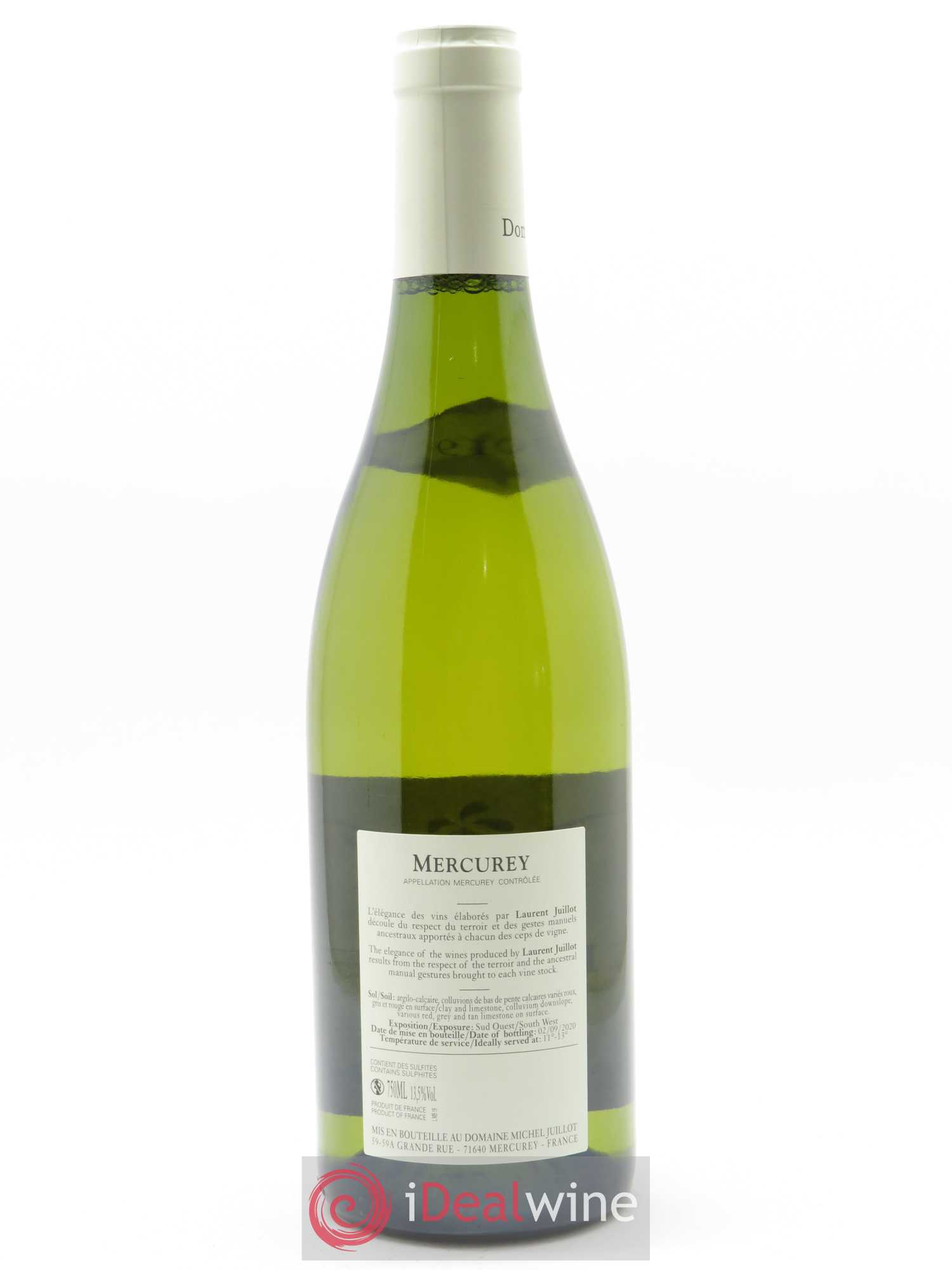 Mercurey Michel Juillot (Domaine) 2019 - Posten von 1 Flasche - 1