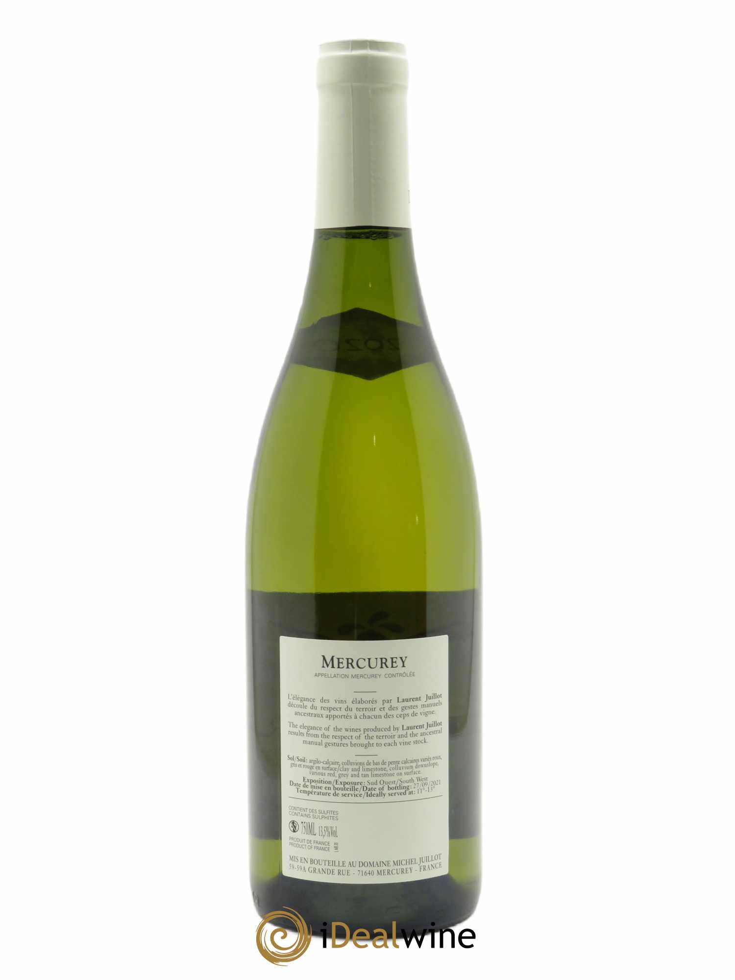 Mercurey Michel Juillot (Domaine) 2020 - Lot of 1 bottle - 1
