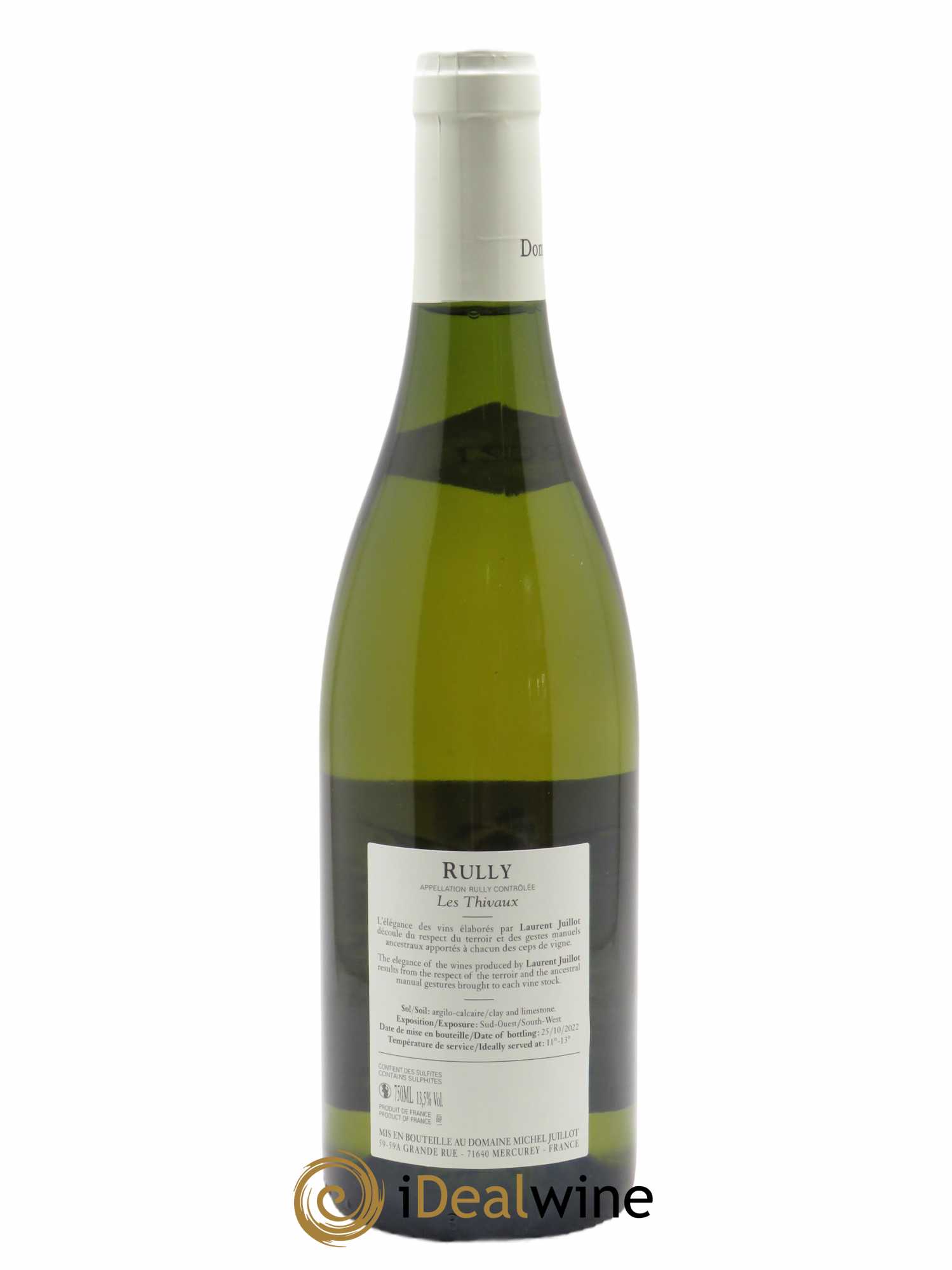 Rully Les Thivaux Michel Juillot (Domaine) 2021 - Lot de 1 bouteille - 1