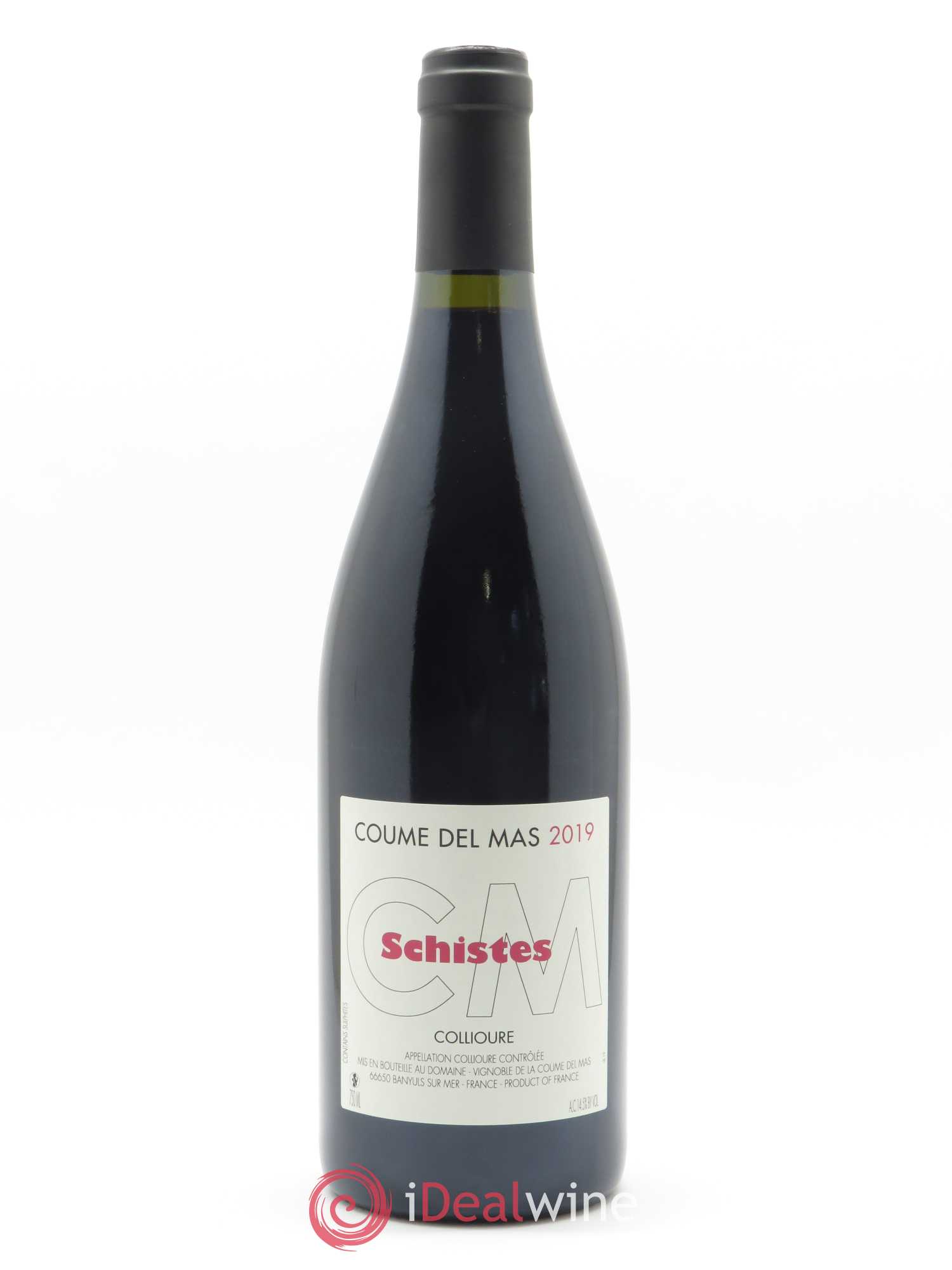 Collioure Coume del Mas Schistes 2019 - Lot de 1 bouteille - 0