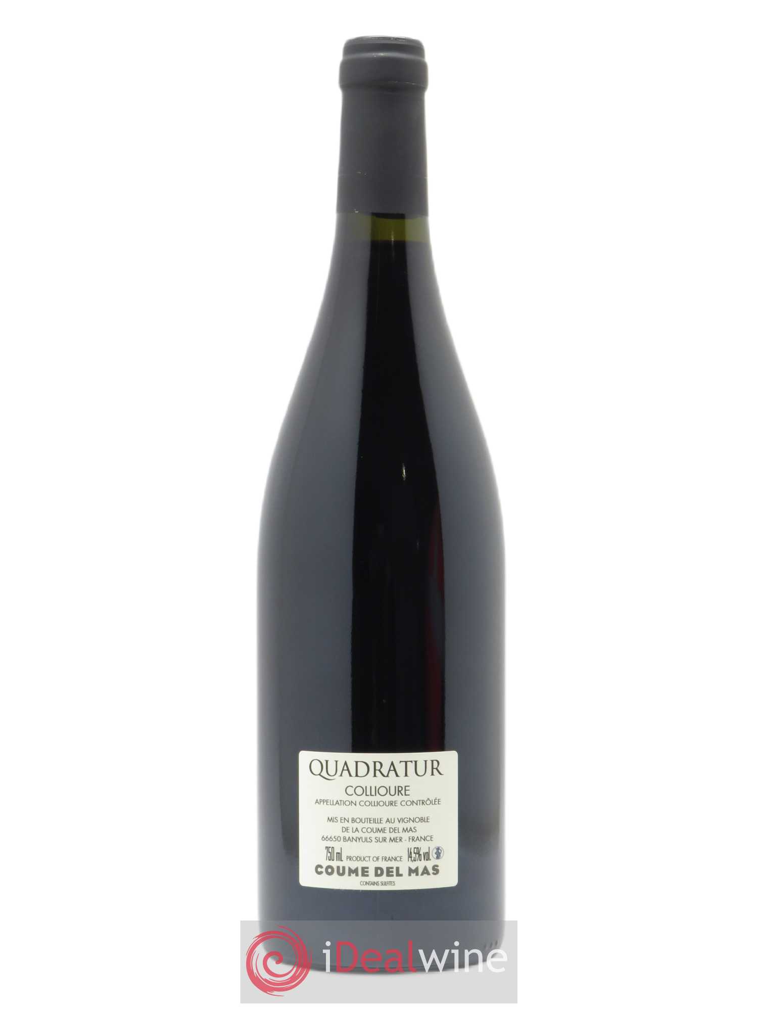 Collioure Coume del Mas Quadratur 2017 - Lot de 1 bouteille - 1
