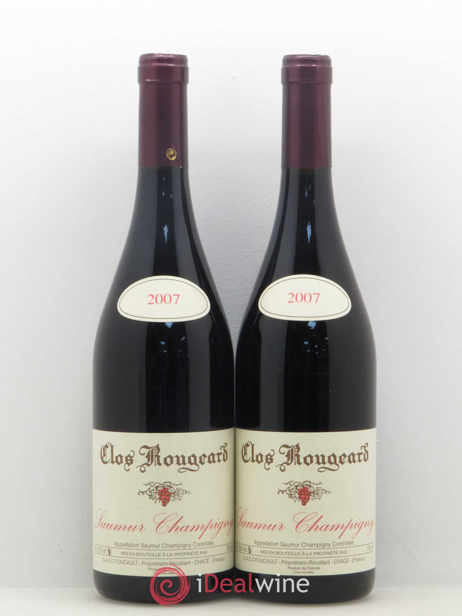 Saumur-Champigny Clos Rougeard 2007 - Lot de 2 bouteilles - 0