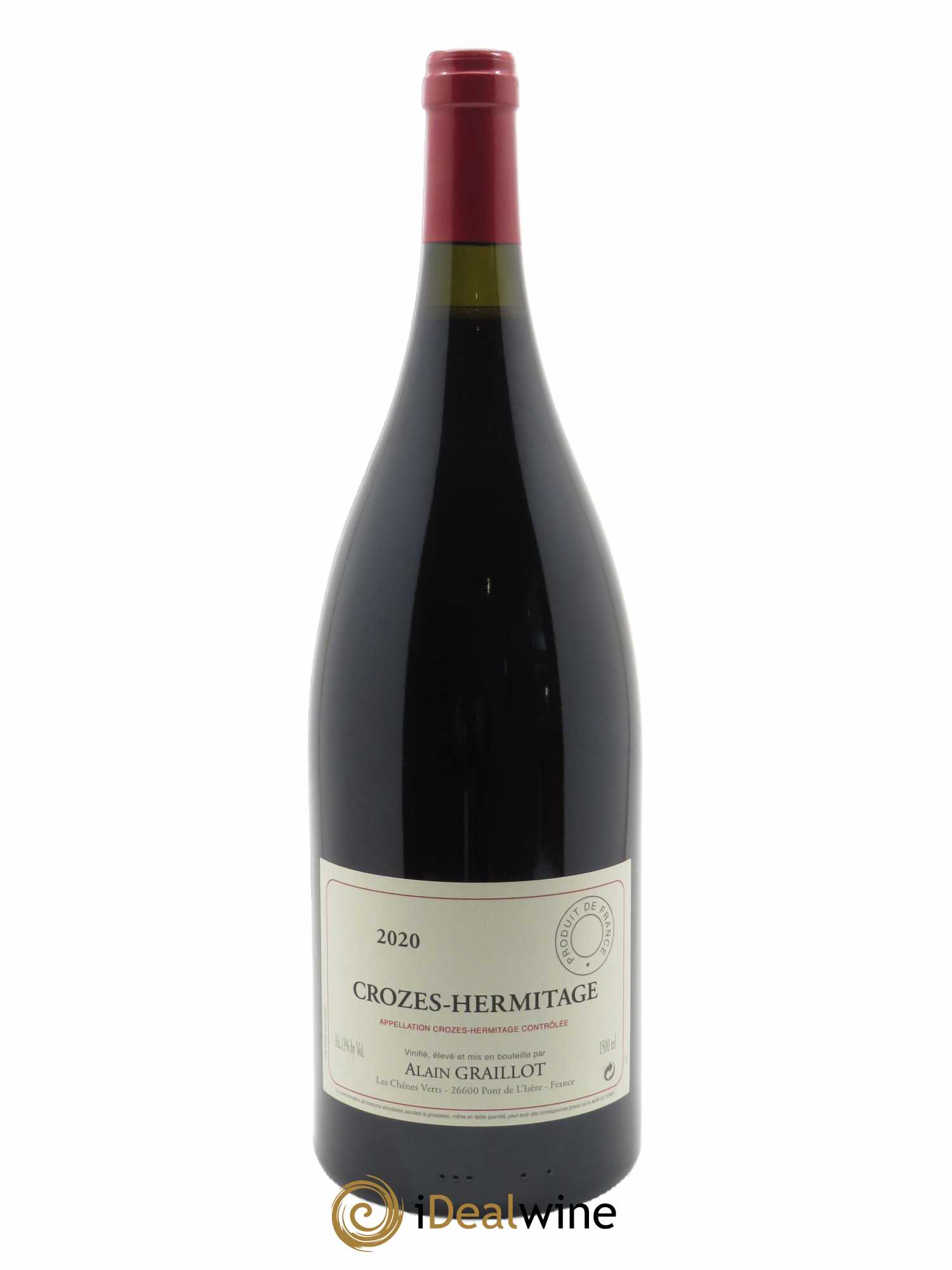 Crozes-Hermitage Domaine Graillot 2020 - Lot de 1 magnum - 0