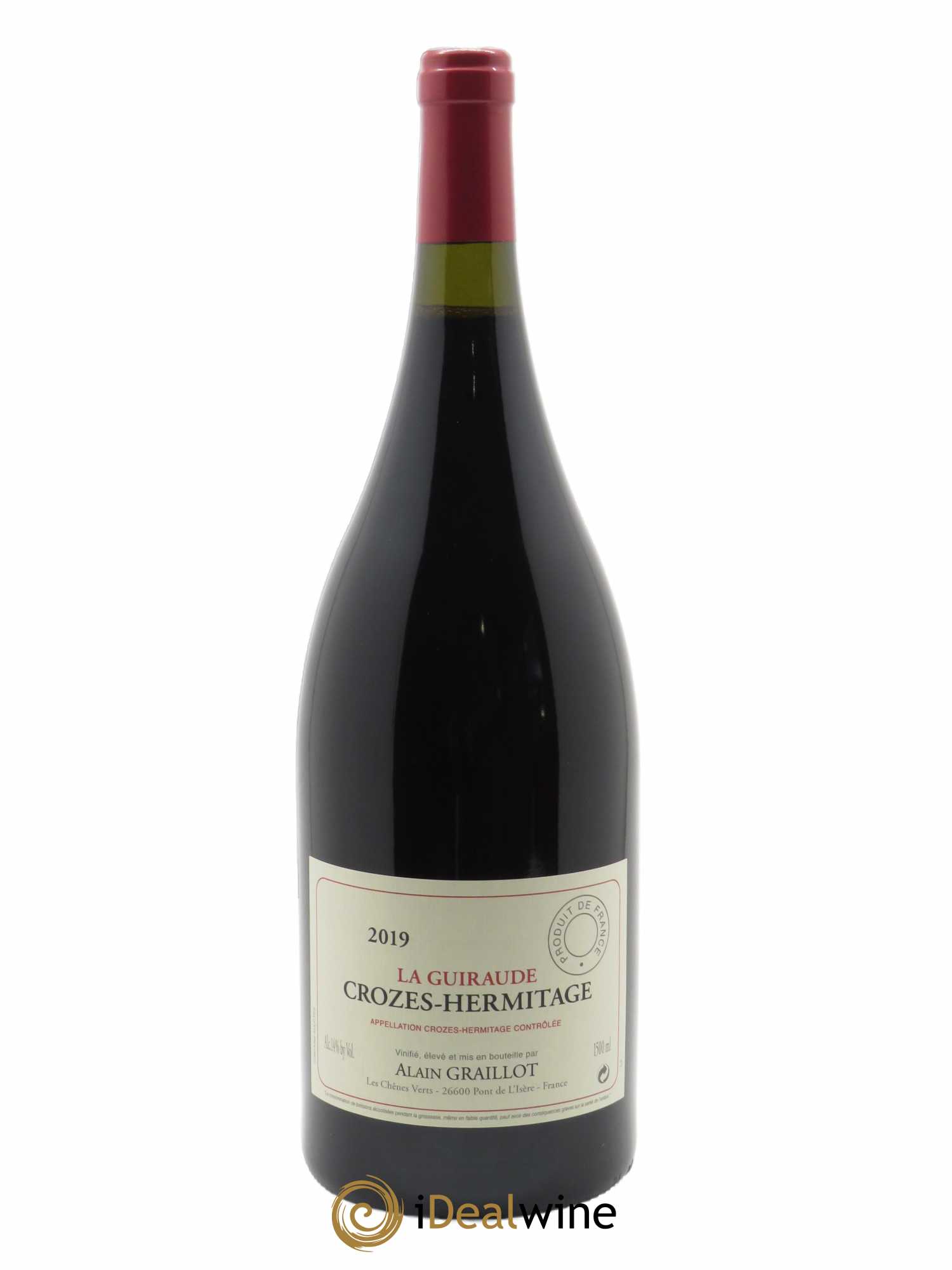 Crozes-Hermitage La Guiraude Domaine Graillot 2019 - Lot de 1 magnum - 0