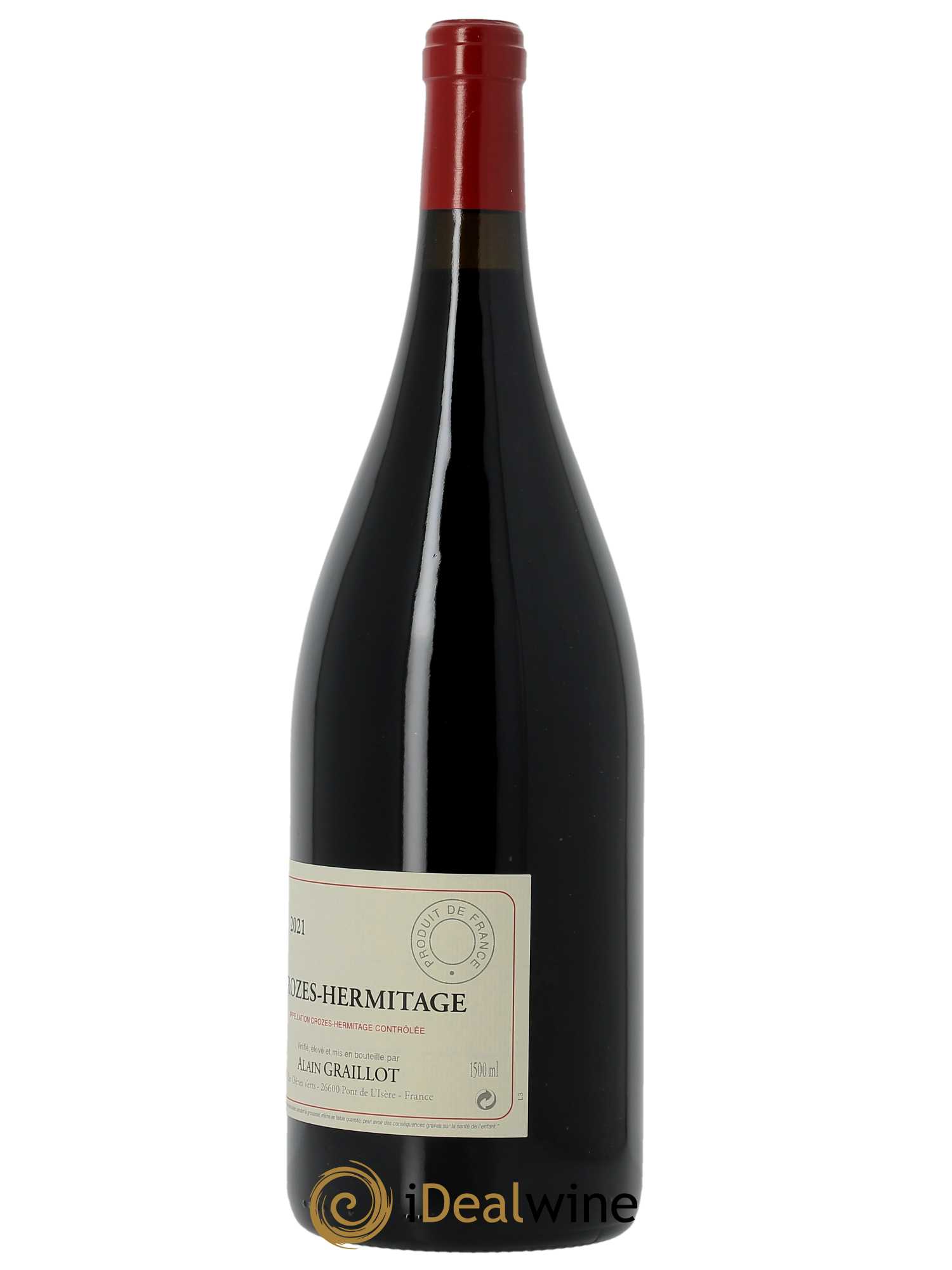 Crozes-Hermitage Domaine Graillot 2021 - Lot de 1 magnum - 1