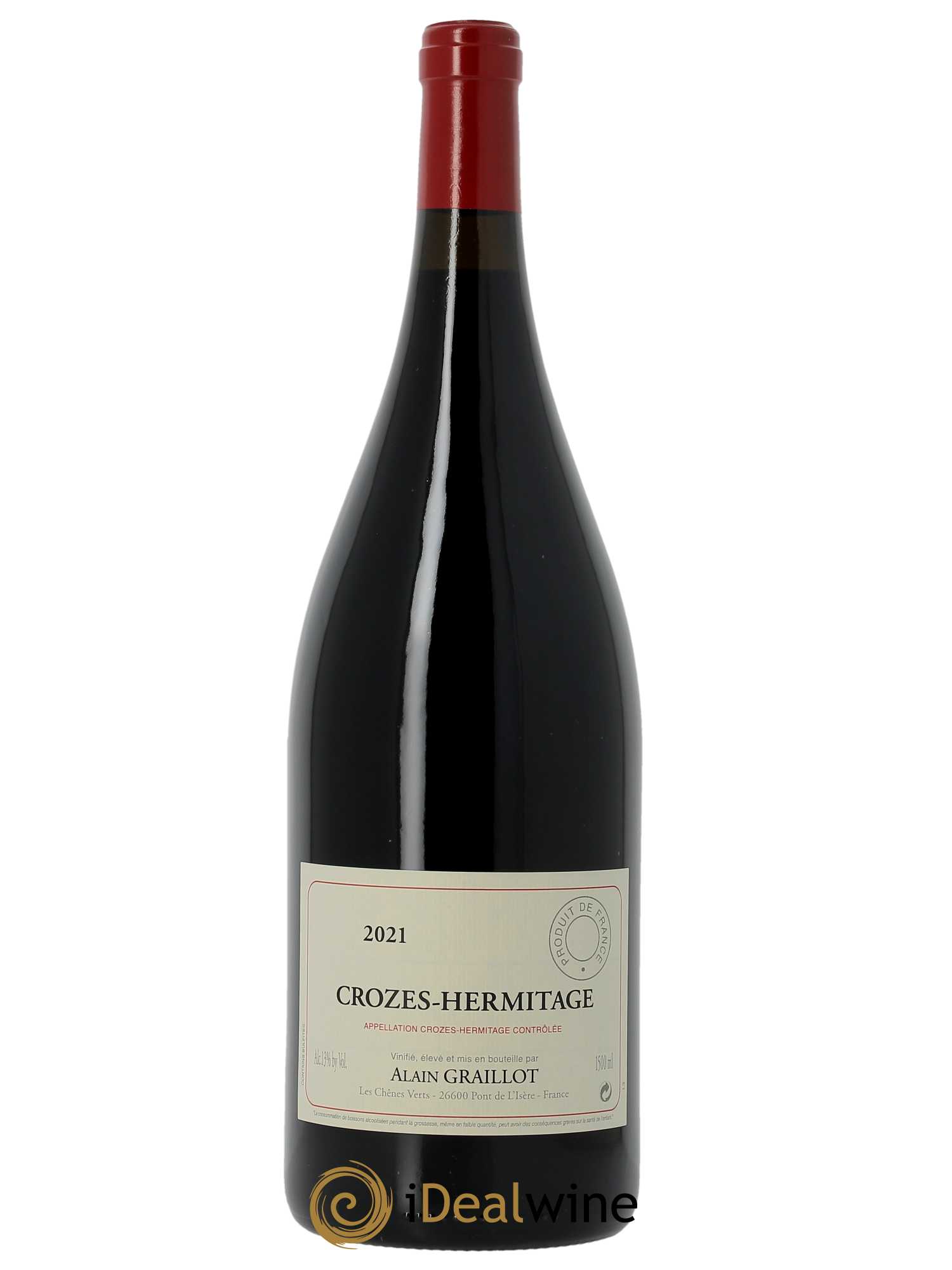 Crozes-Hermitage Domaine Graillot 2021 - Lot de 1 magnum - 0