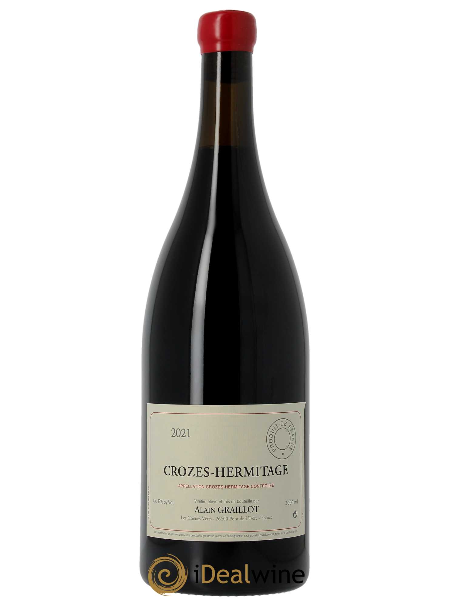 Crozes-Hermitage Domaine Graillot 2021 - Lot de 1 double magnum - 1