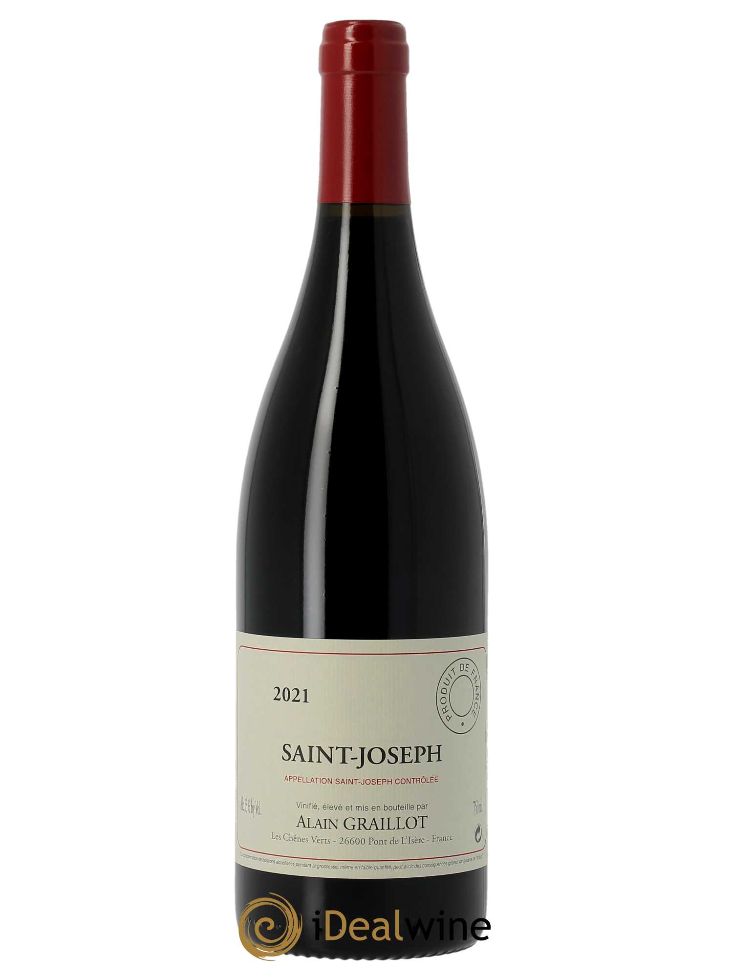 Saint-Joseph Domaine Graillot 2021 - Lot of 1 bottle - 0