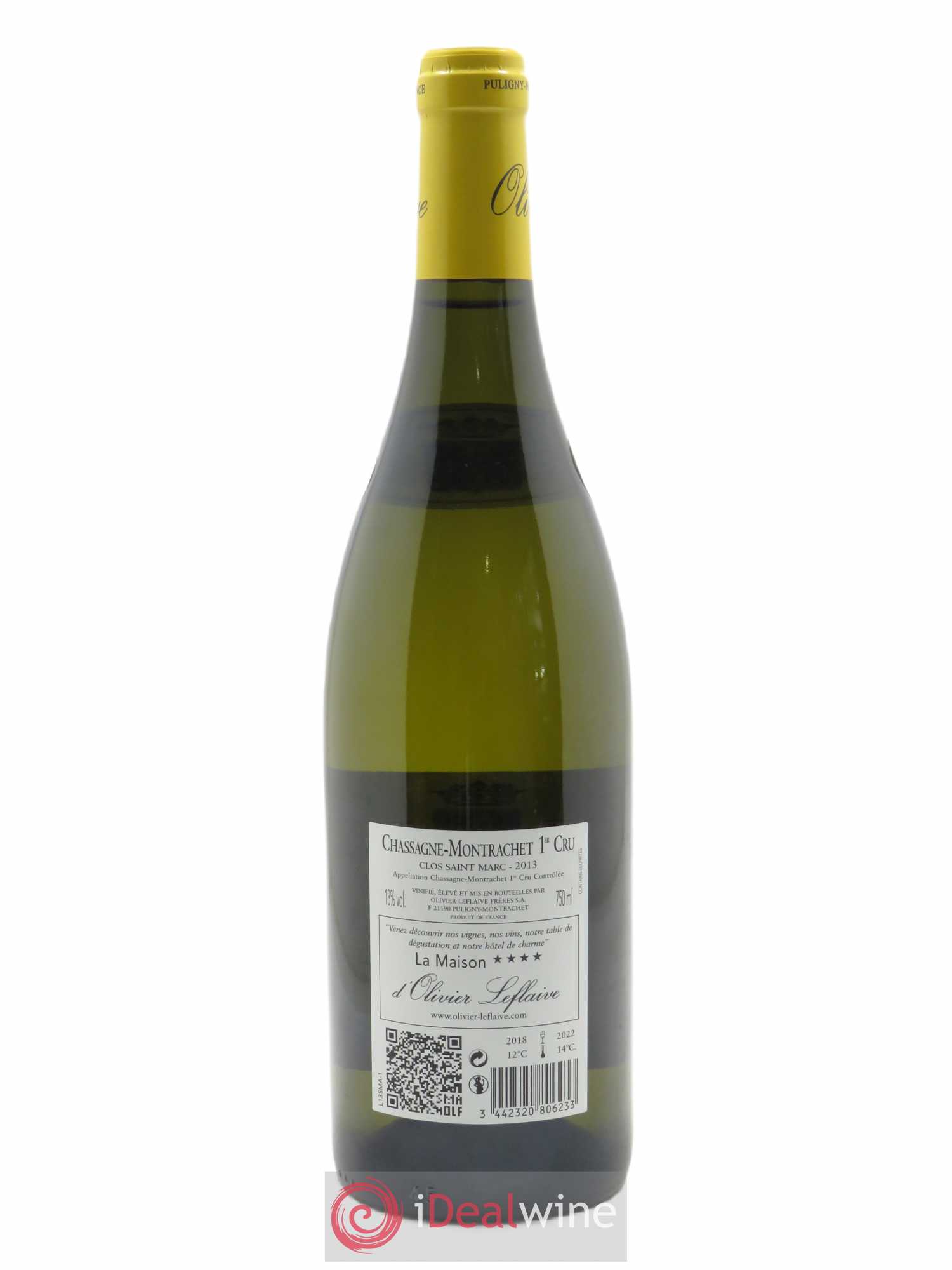 Chassagne-Montrachet 1er Cru Clos Saint Marc Olivier Leflaive 2013 - Lot de 1 bouteille - 1