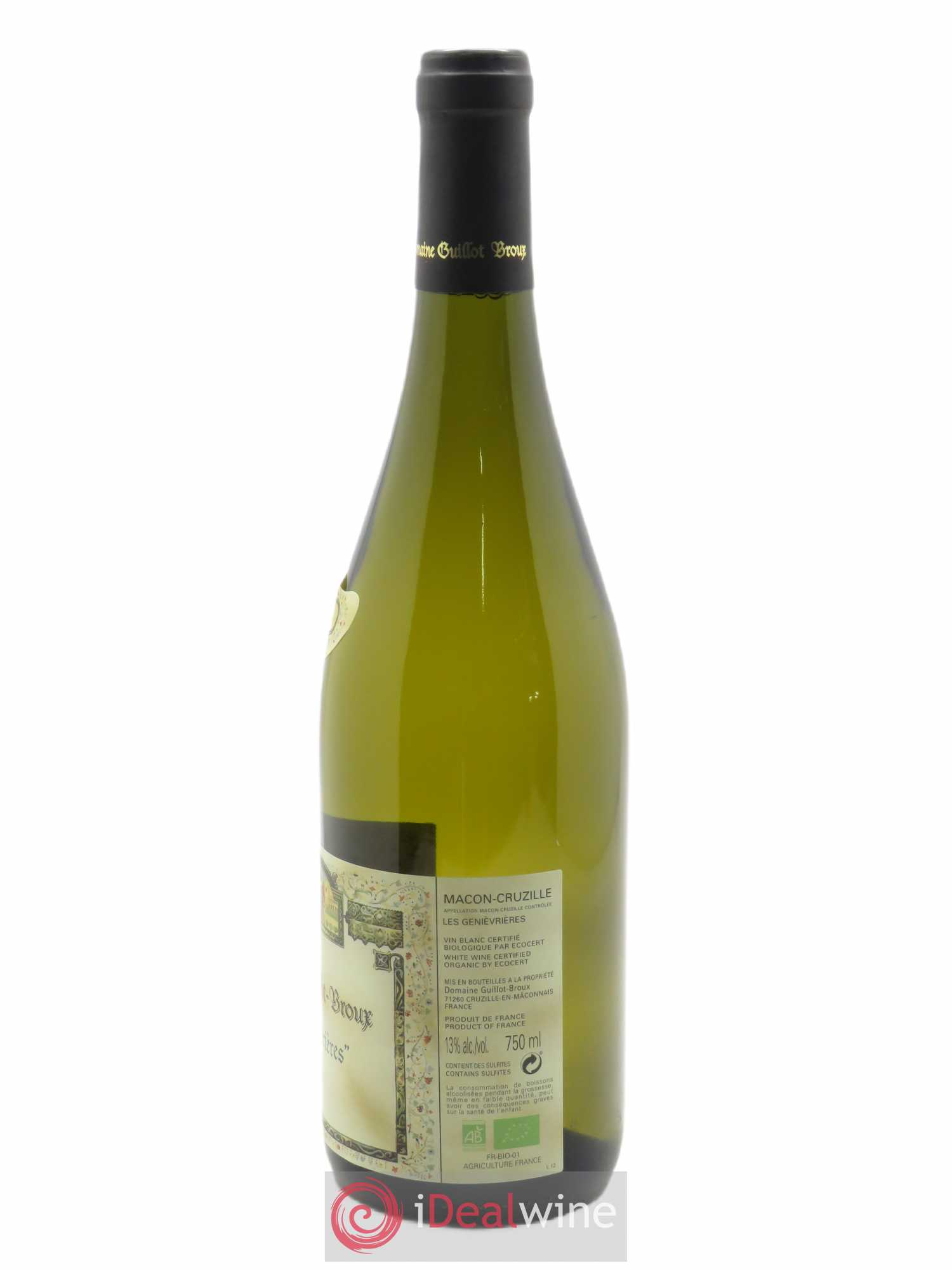 Mâcon-Cruzille Les Genievrières Guillot-Broux (Domaine) 2019 - Lot de 1 bouteille - 1
