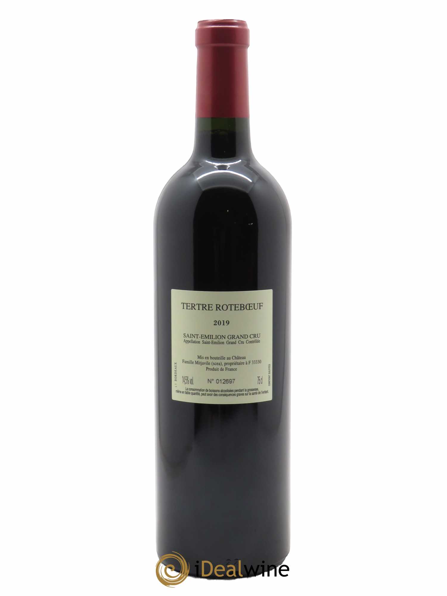 Château Tertre Roteboeuf 2019 - Lot of 1 bottle - 1