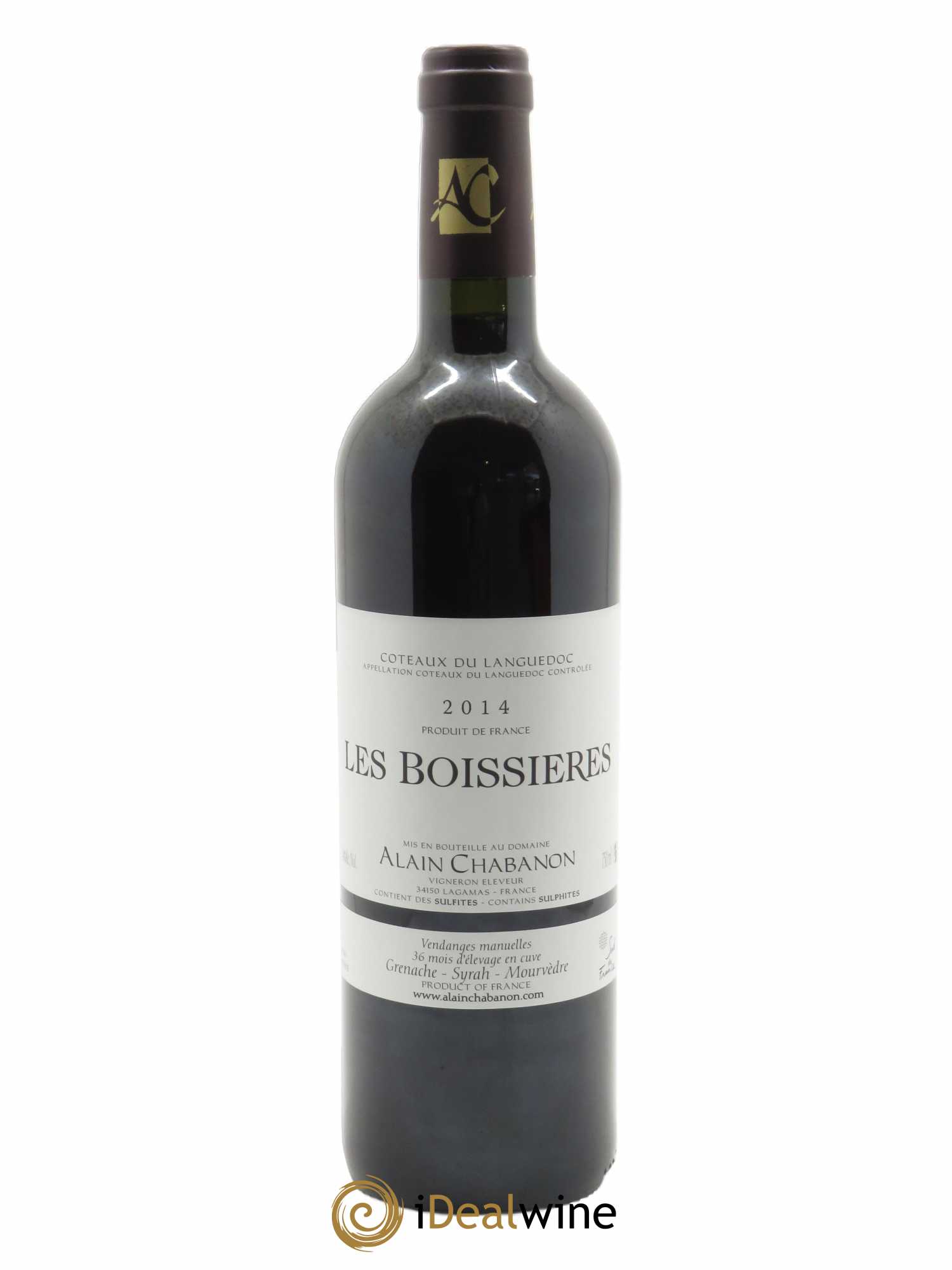 Coteaux du Languedoc Les Boissières Alain Chabanon (Domaine) 2014 - Lot of 1 bottle - 0
