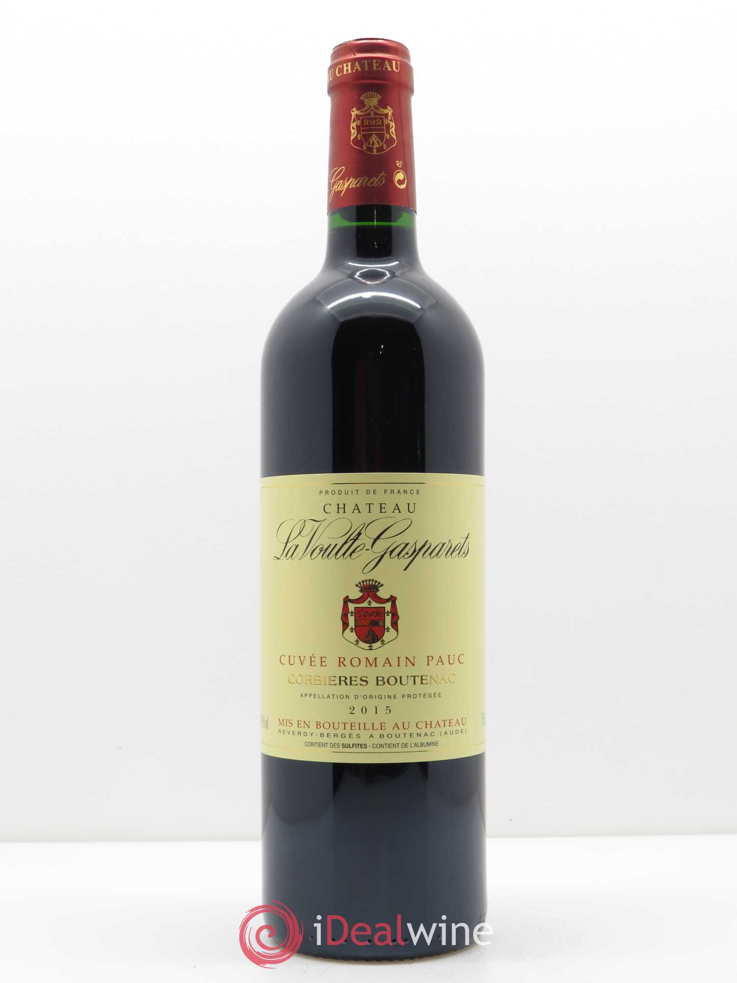 Corbières Boutenac La Voulte-Gasparets Cuvée Romain Pauc Patrick Reverdy 2015 - Lot de 1 bouteille - 0