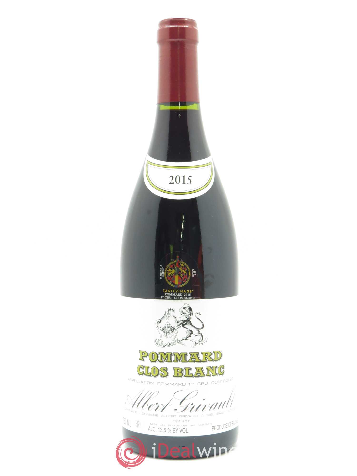 Pommard 1er Cru Clos Blanc Albert Grivault 2015 - Lot de 1 bouteille - 0