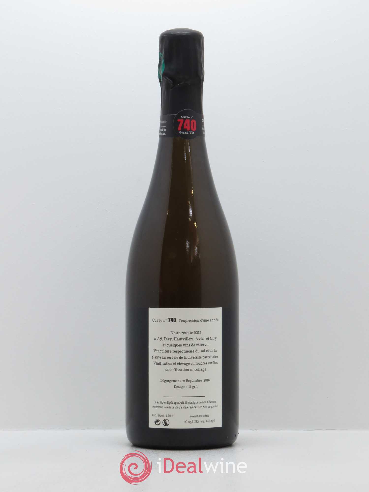 Cuvée 740 Extra-Brut Jacquesson - Lot de 1 bouteille - 1
