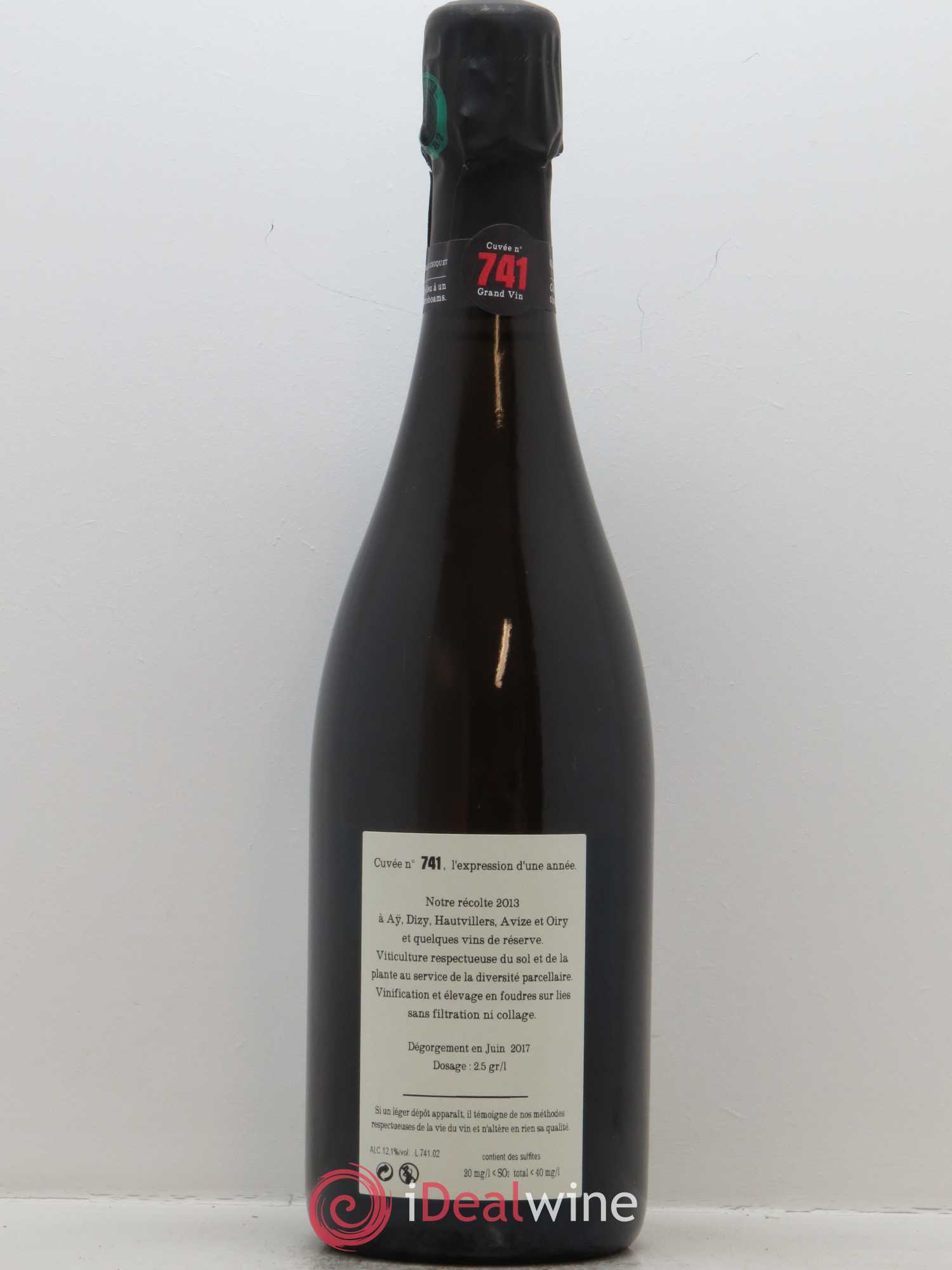 Cuvée 741 Extra-Brut Jacquesson - Lot de 1 bouteille - 1