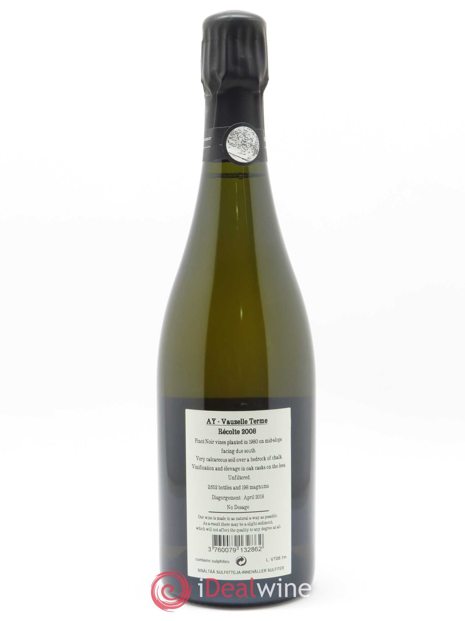 Aÿ Vauzelle Terme Extra-Brut Jacquesson 2008 - Lot de 1 bouteille - 1