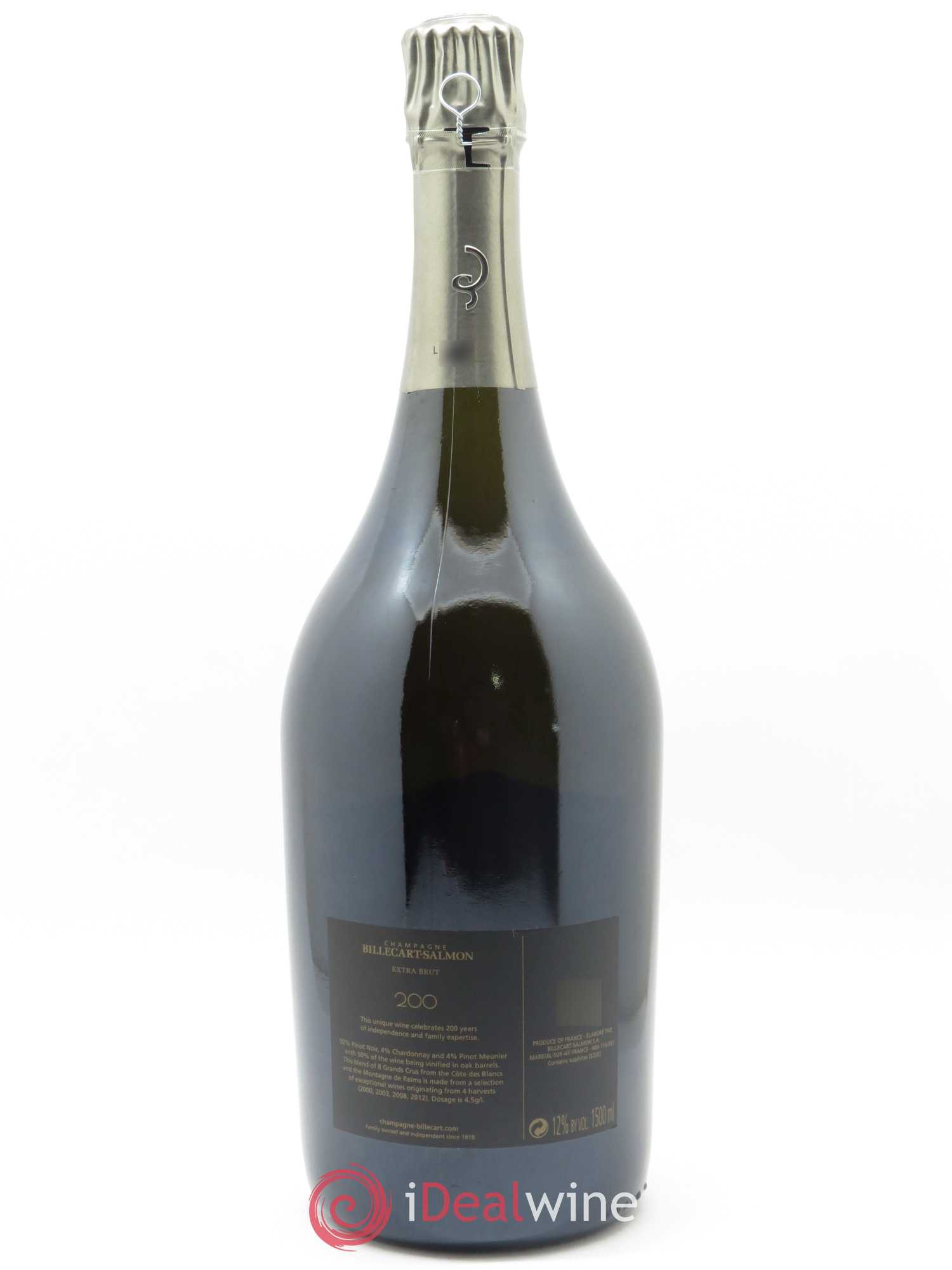 Cuvée 200 Extra-Brut Billecart-Salmon - Lot de 1 magnum - 1