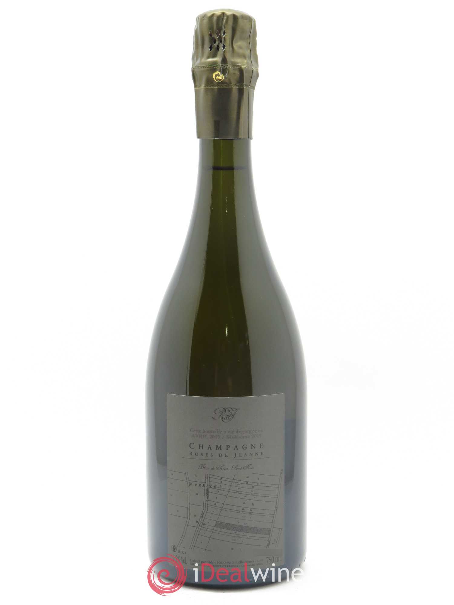 Roses de Jeanne Presle Blanc de Noirs Cédric Bouchard 2015 - Lot de 1 bouteille - 1