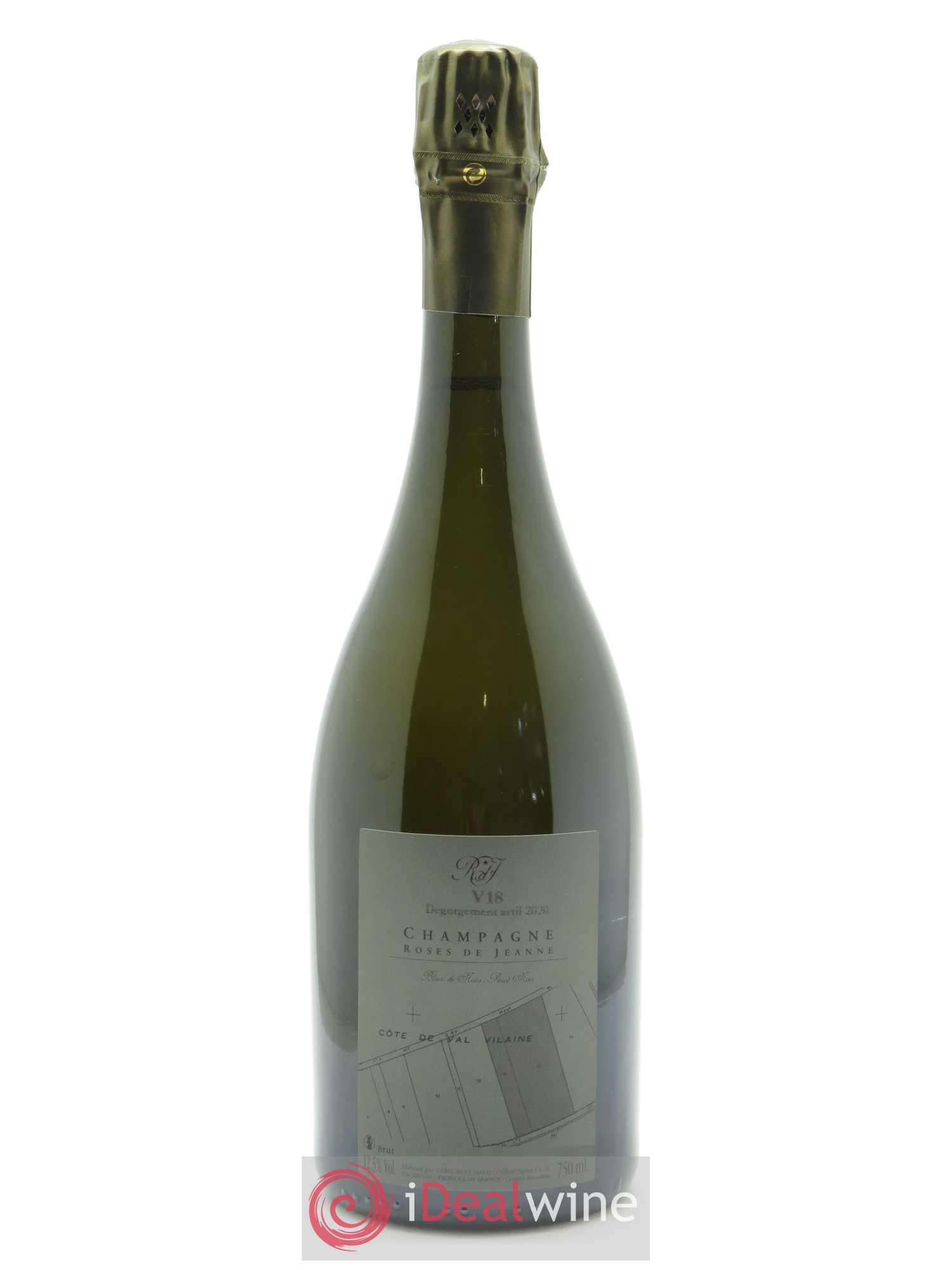 Roses de Jeanne Côte de Val Vilaine Blanc de Noirs Cédric Bouchard V18 (dégorgement Avril 2020) - Posten von 1 Flasche - 1