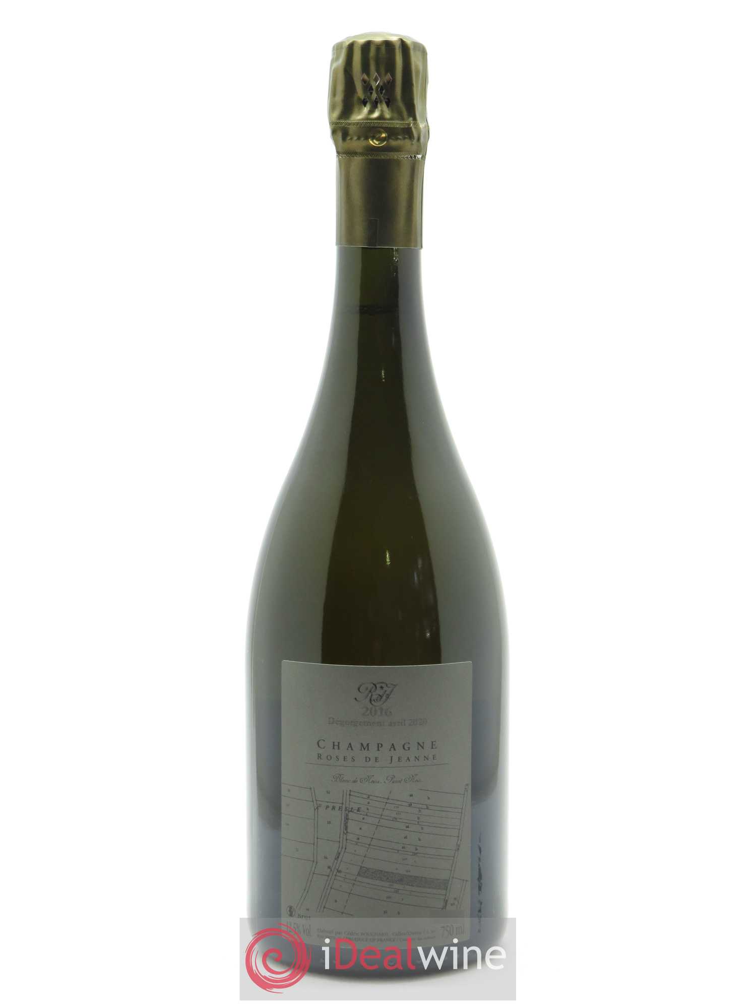 Roses de Jeanne Presle Blanc de Noirs Cédric Bouchard 2016 - Lot de 1 bouteille - 1