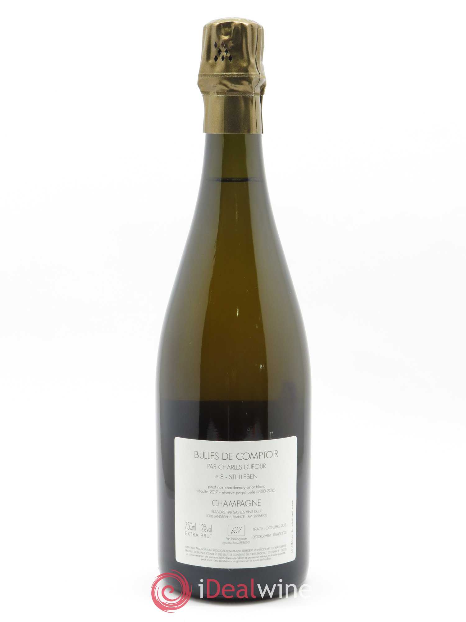 Bulles de Comptoir 8 Stillben Extra-Brut Françoise Martinot - Charles Dufour - Lot de 1 bouteille - 1