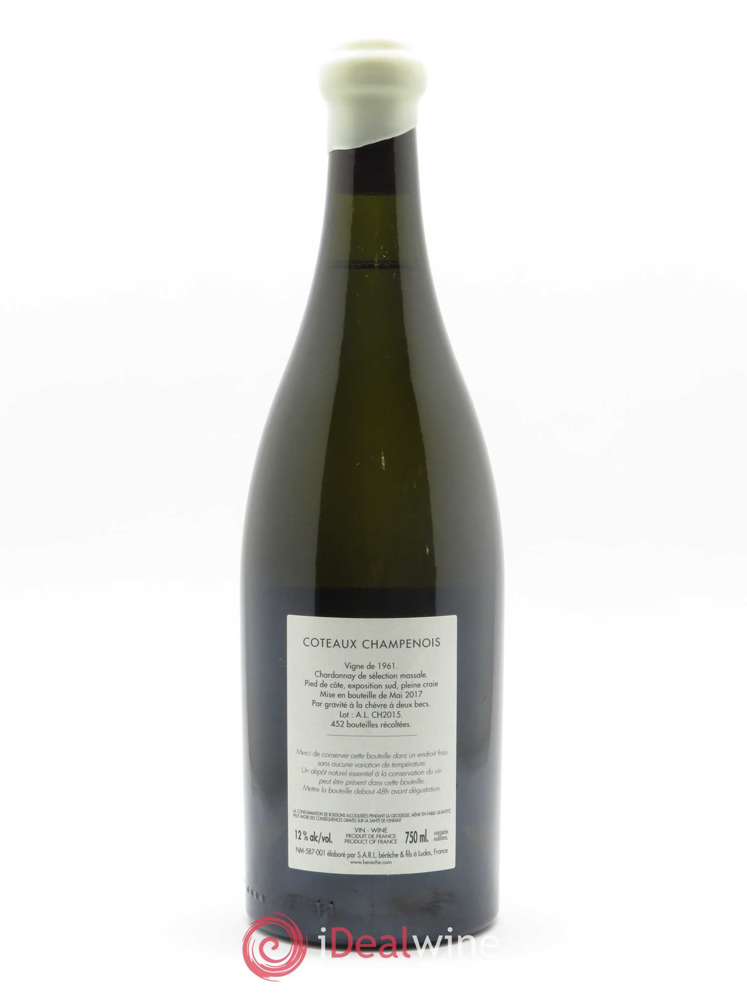 Blanc Ludes Bérêche et Fils 2012 - Lot de 1 bouteille - 1
