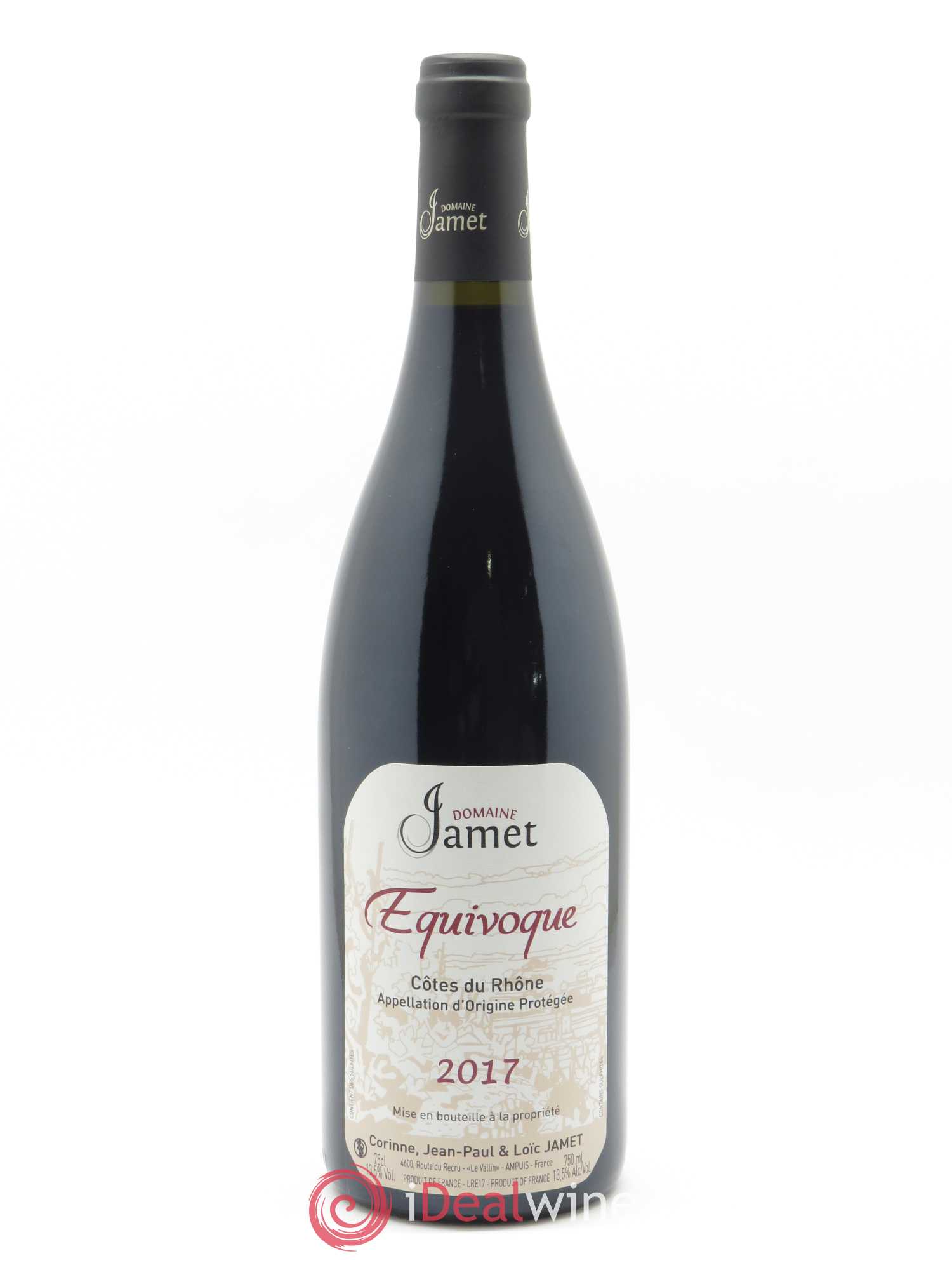 Côtes-du-Rhône Equivoque Jamet (Domaine) 2017 - Lot de 1 bouteille - 0