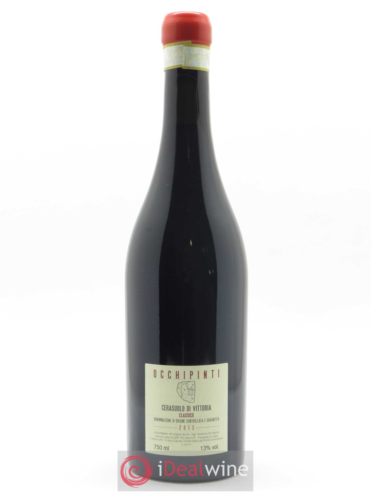 Cerasuolo di Vittoria Classico DOCG Grotte Alte Azienda Agricola Arianna Occhipinti 2013 - Lot de 1 bouteille - 1