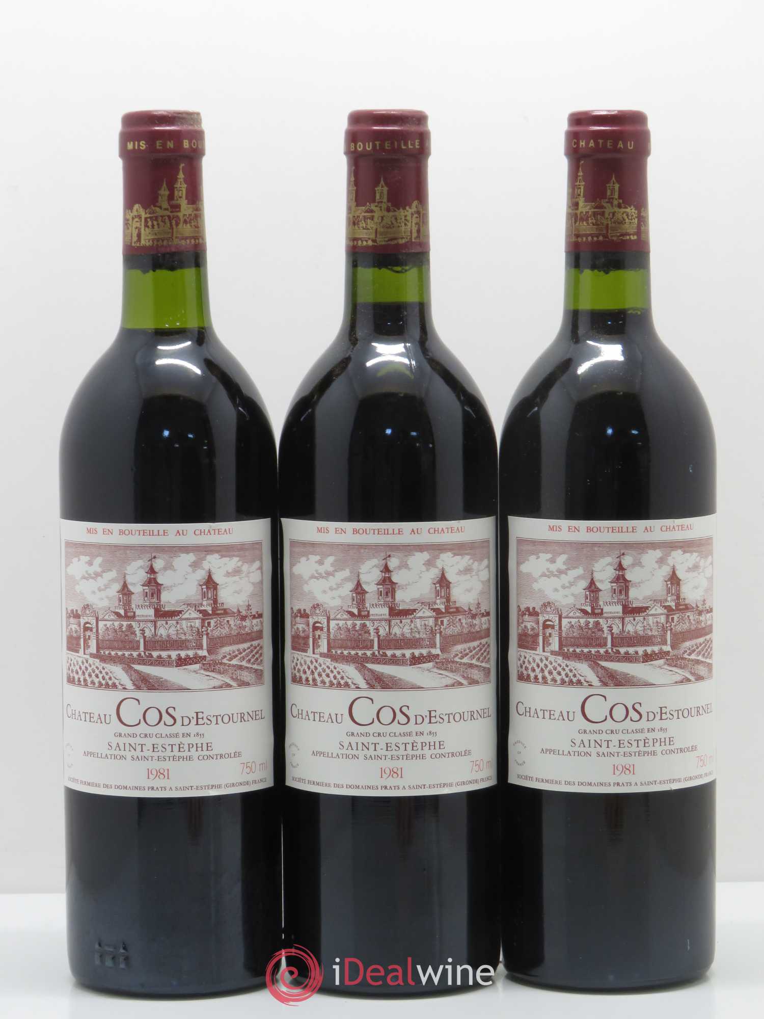 Cos d'Estournel 2ème Grand Cru Classé 1981 - Lot de 12 bouteilles - 4