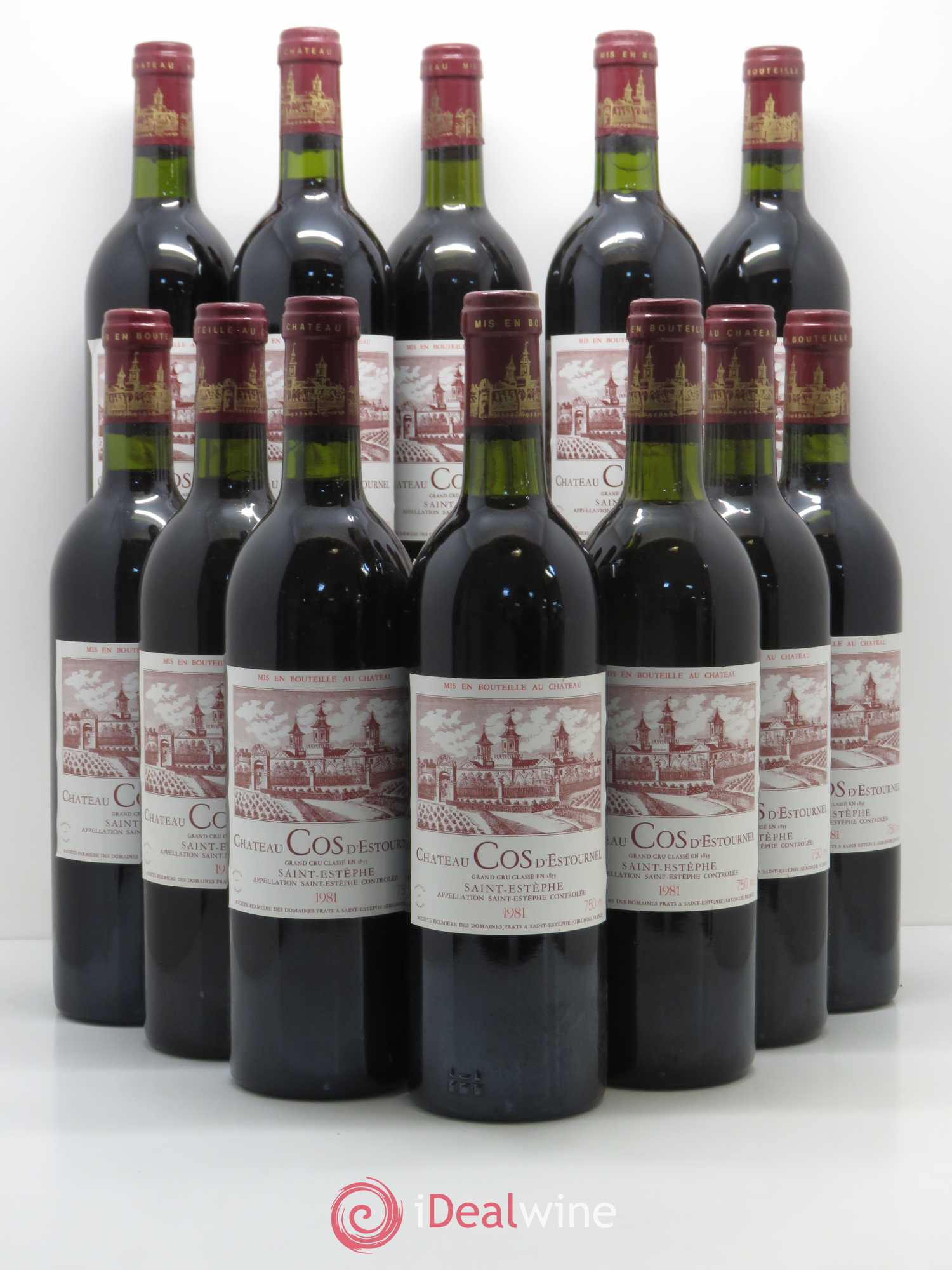 Cos d'Estournel 2ème Grand Cru Classé 1981 - Lot de 12 bouteilles - 0