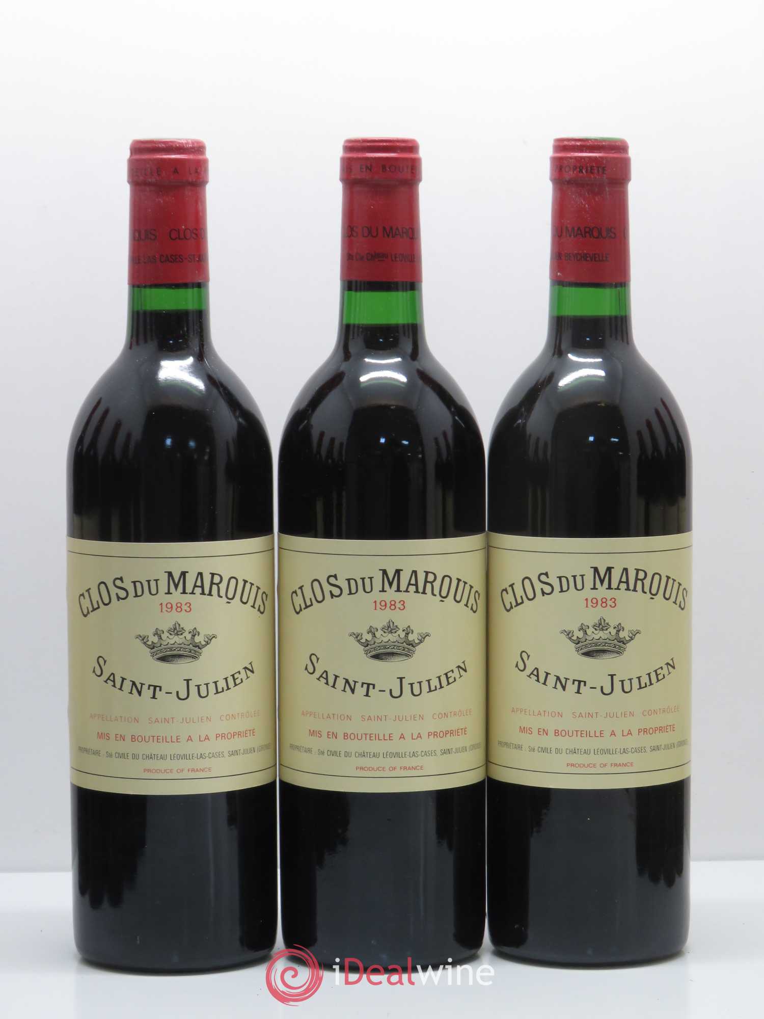 Clos du Marquis 1983 - Lot de 12 bouteilles - 1