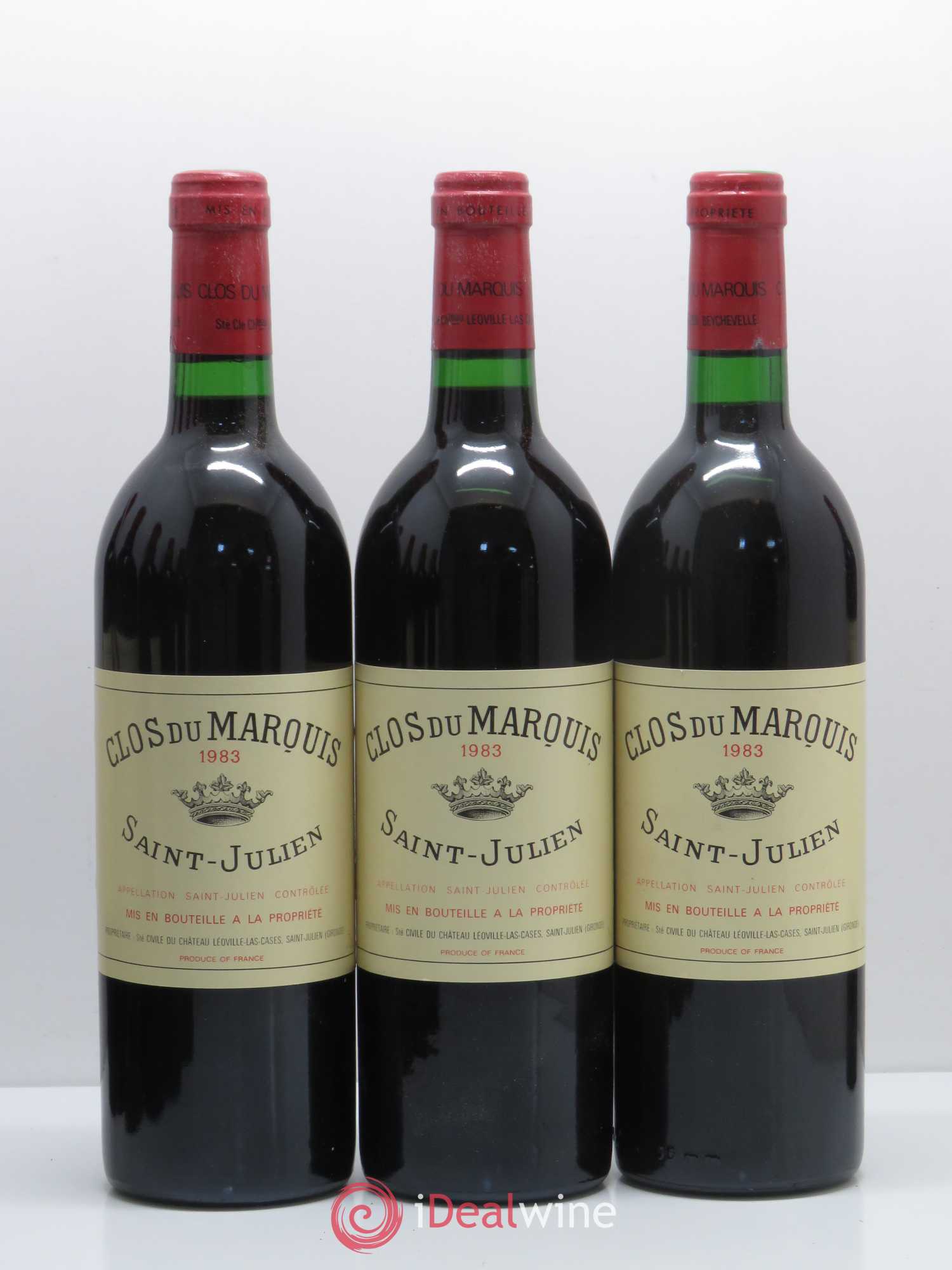 Clos du Marquis 1983 - Lot de 12 bouteilles - 2