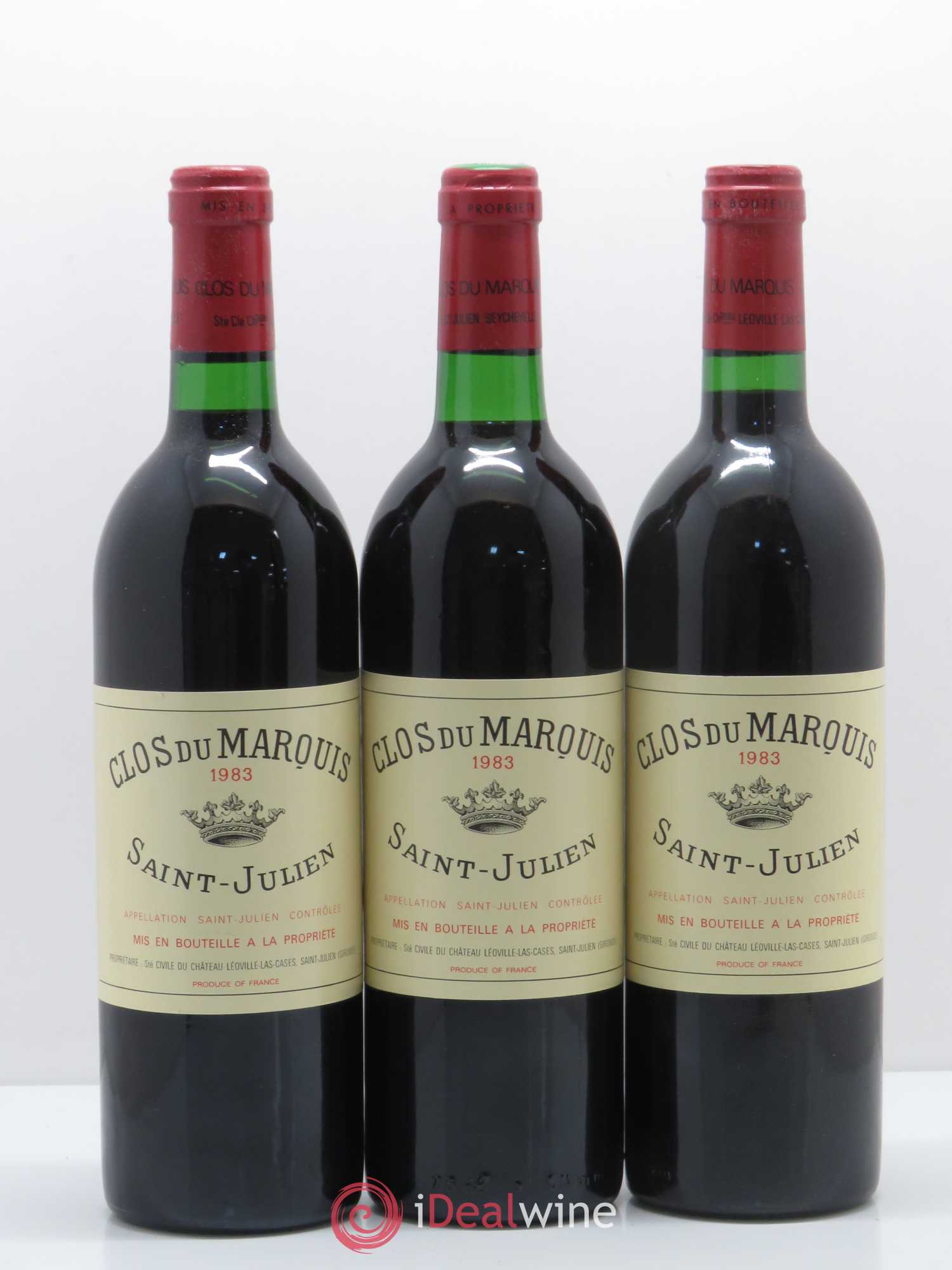 Clos du Marquis 1983 - Lot de 12 bouteilles - 4
