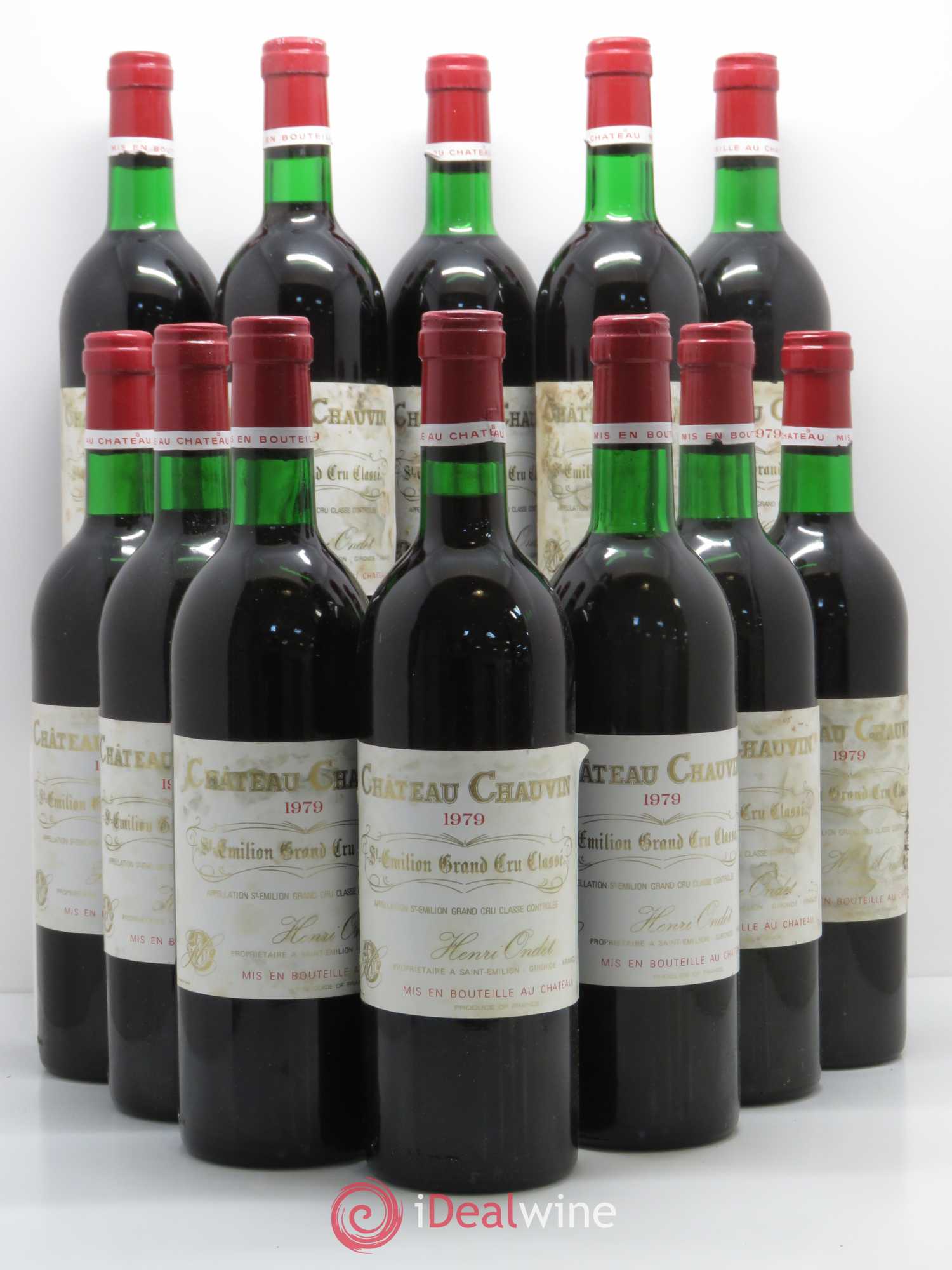 Château Chauvin Grand Cru Classé 1979 - Lot of 12 bottles - 0