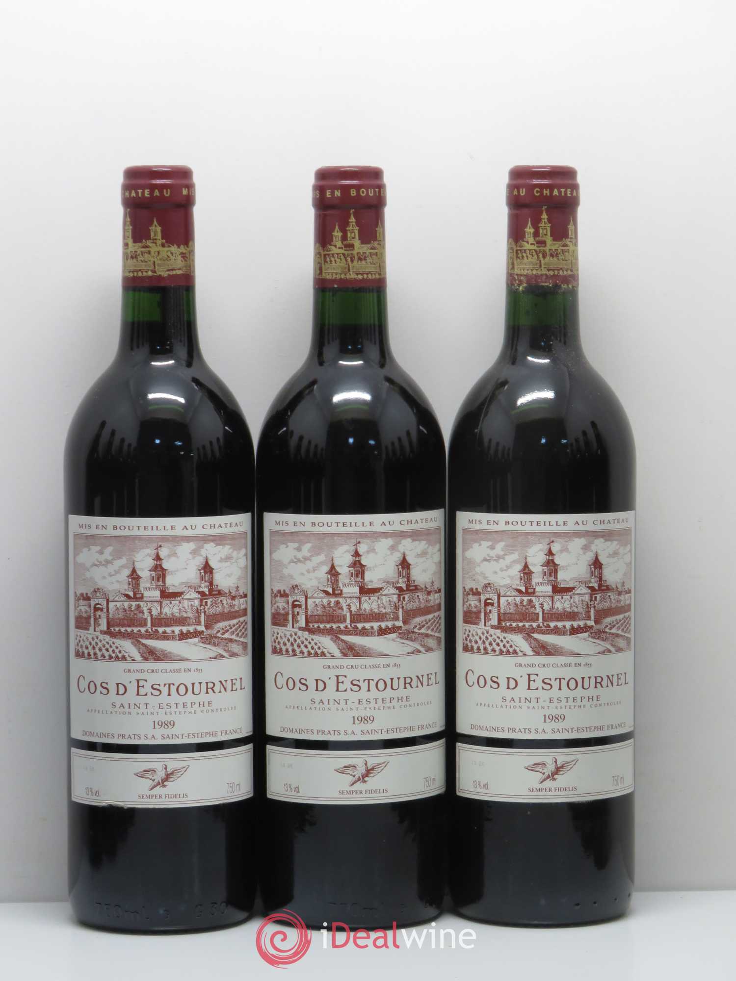 Cos d'Estournel 2ème Grand Cru Classé 1989 - Lot de 12 bouteilles - 1