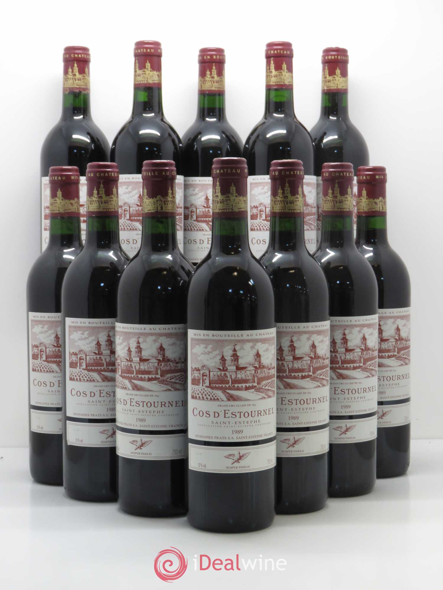 Cos d'Estournel 2ème Grand Cru Classé 1989 - Lot de 12 bouteilles - 0