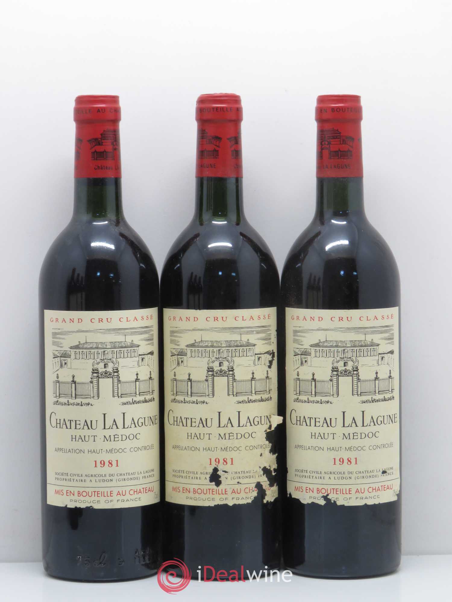 Château la Lagune 3ème Grand Cru Classé 1981 - Lot de 12 bouteilles - 3