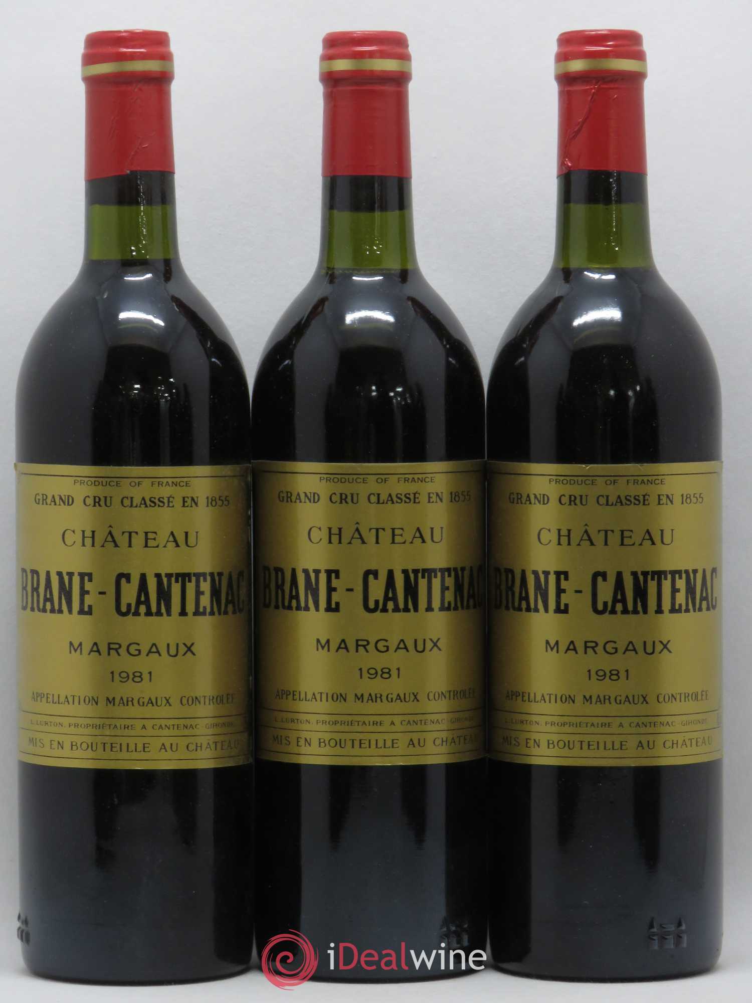 Château Brane Cantenac 2ème Grand Cru Classé 1981 - Lot de 12 bouteilles - 1