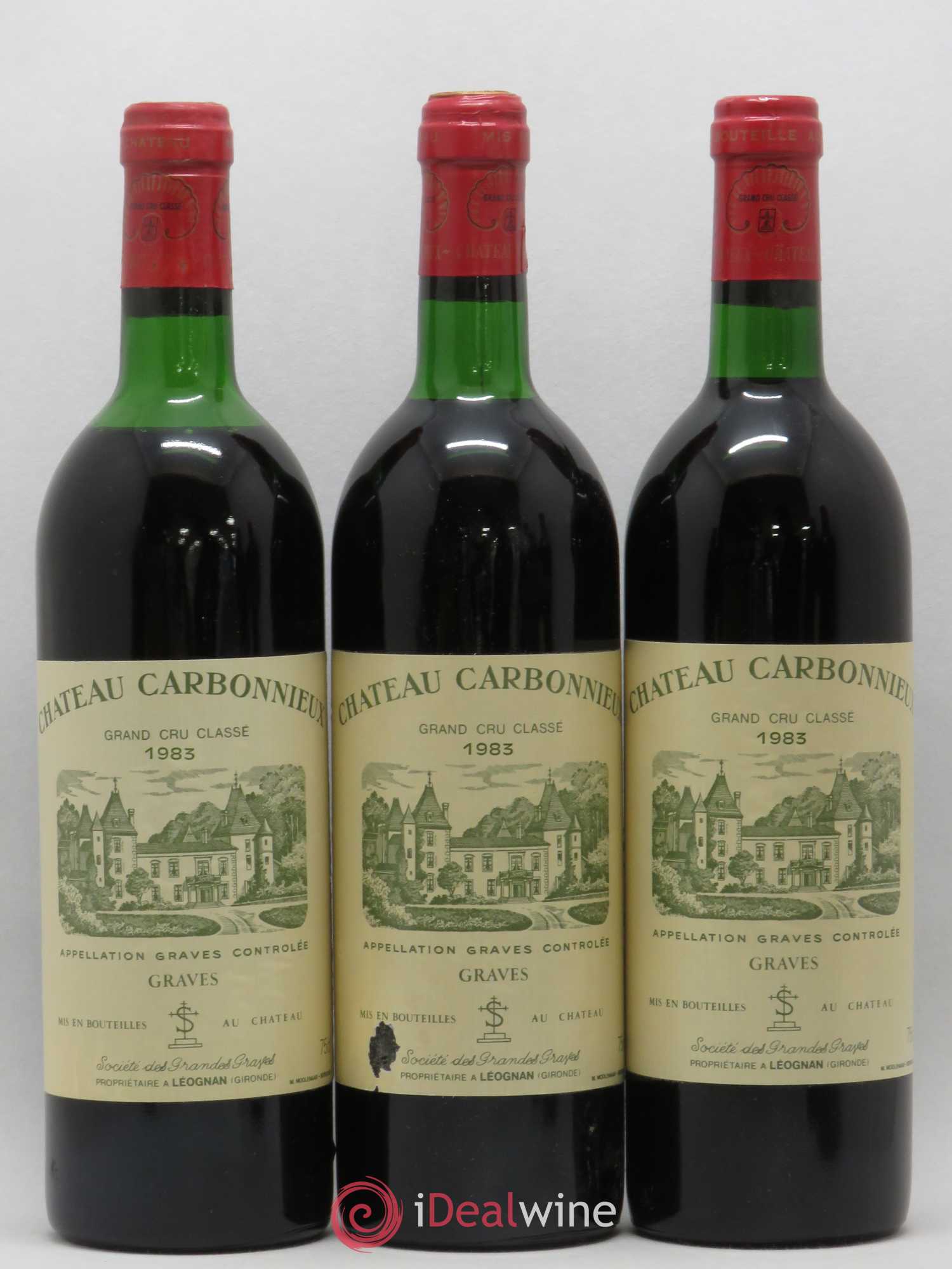 Château Carbonnieux Cru Classé de Graves 1983 - Lot de 6 bouteilles - 2