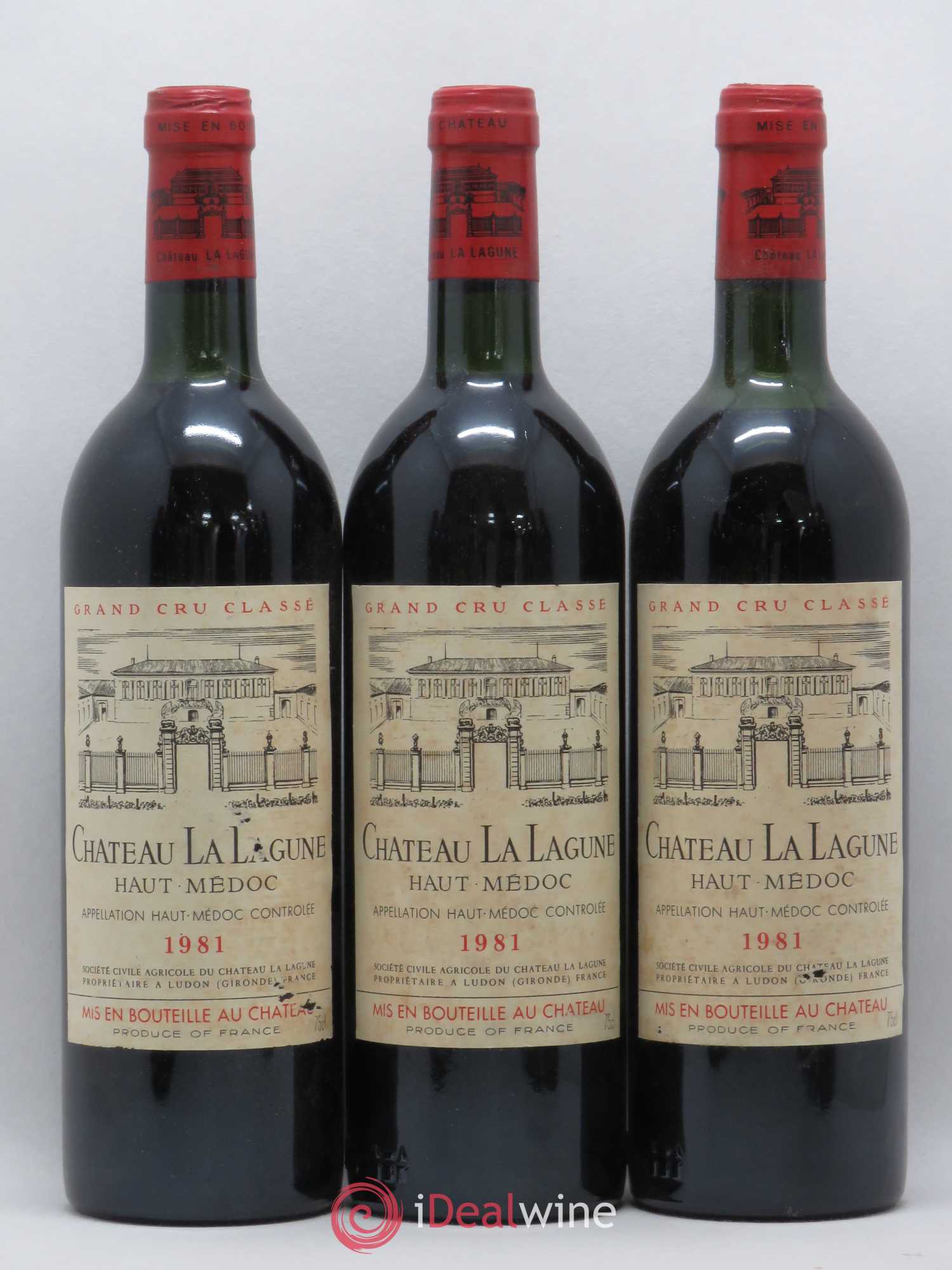 Château la Lagune 3ème Grand Cru Classé 1981 - Lot de 12 bouteilles - 1