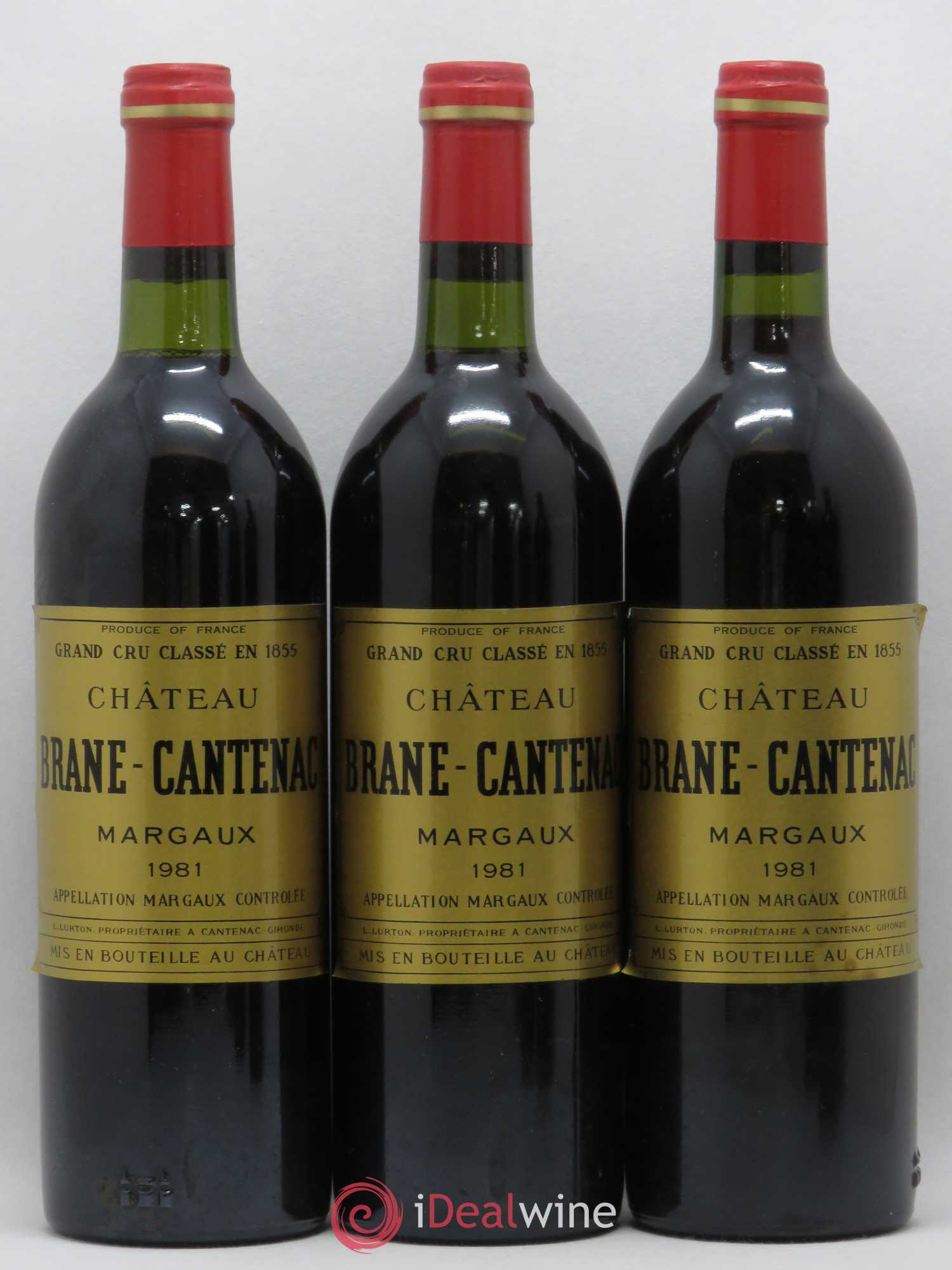 Château Brane Cantenac 2ème Grand Cru Classé 1981 - Lot de 6 bouteilles - 2